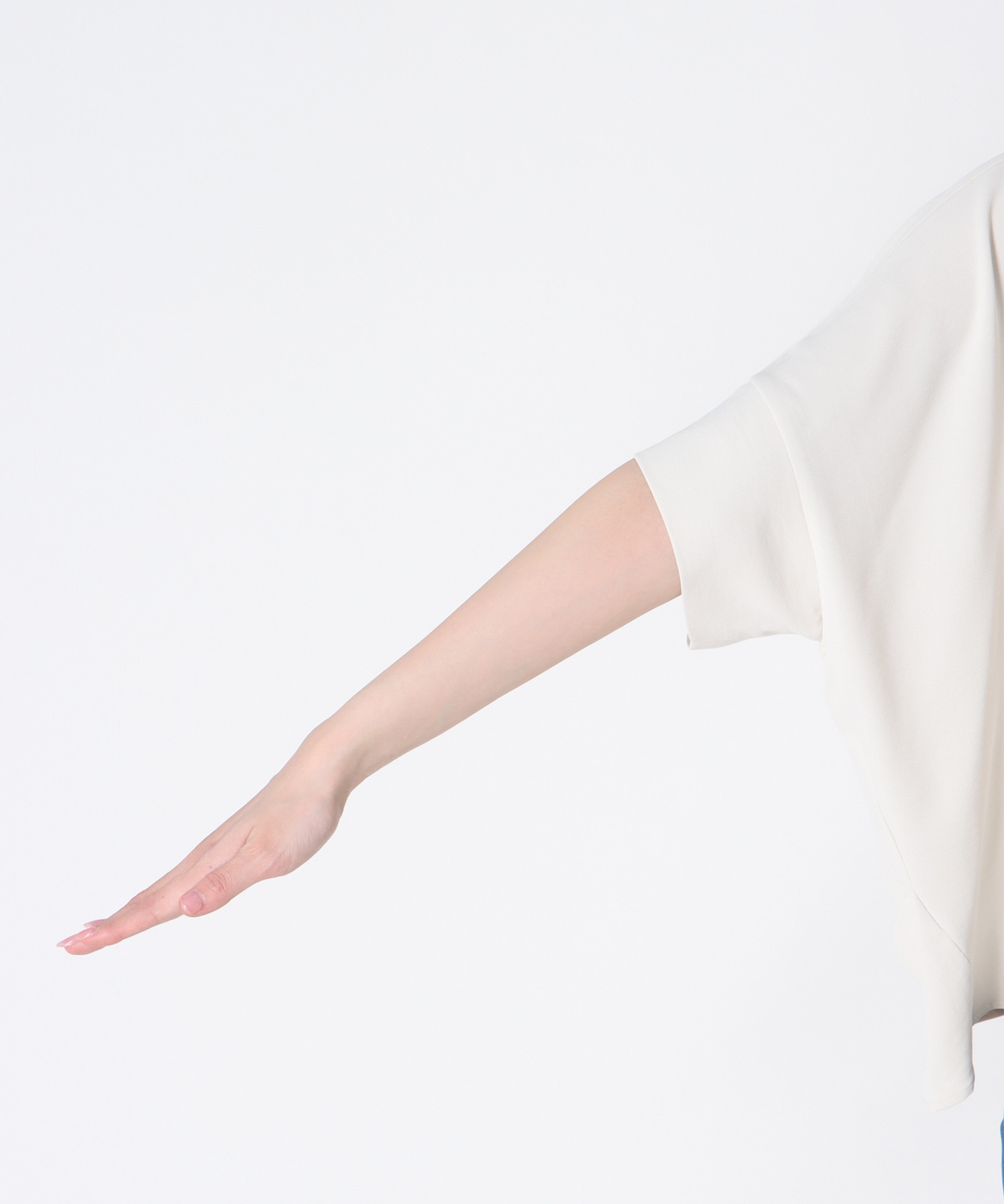 ハイストレッチカルゼワッシャーブラウス