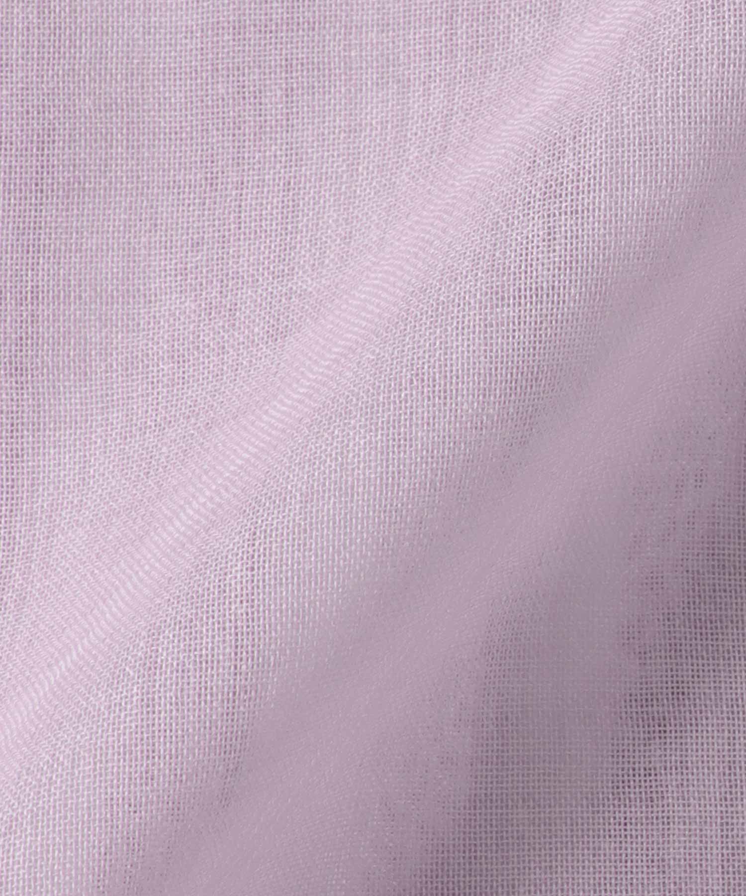 〔お家で試着〕シアーリネンライクバックプリーツシャツ