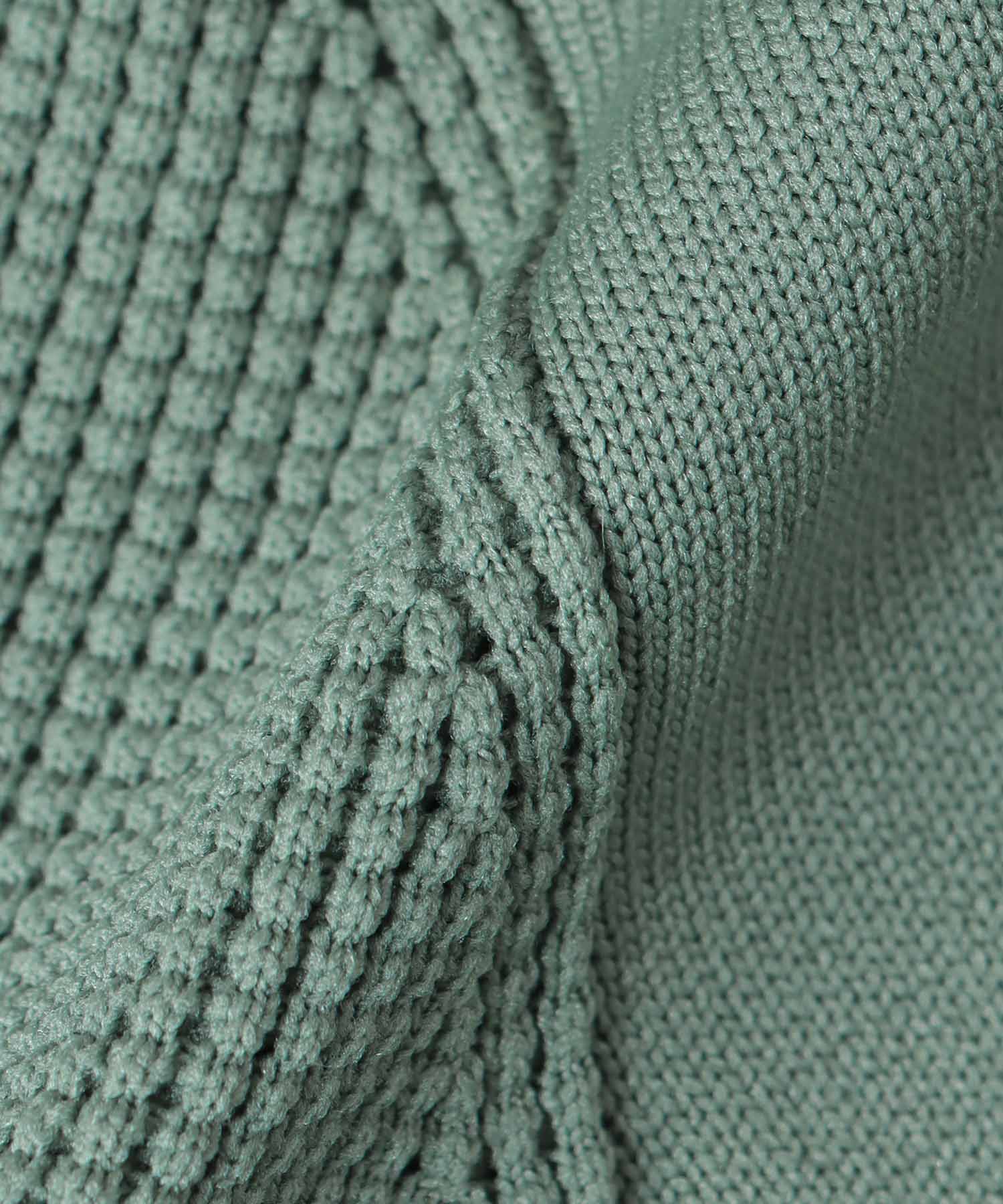 フードニットパーカー