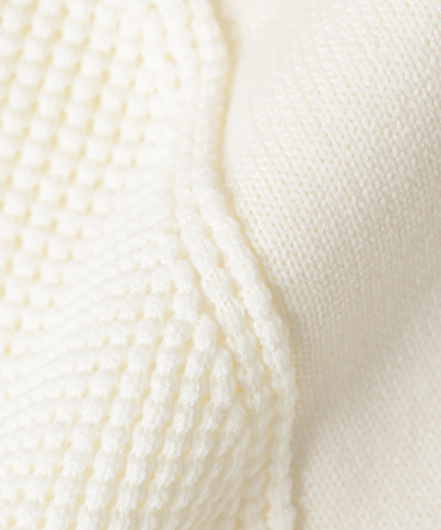 フードニットパーカー