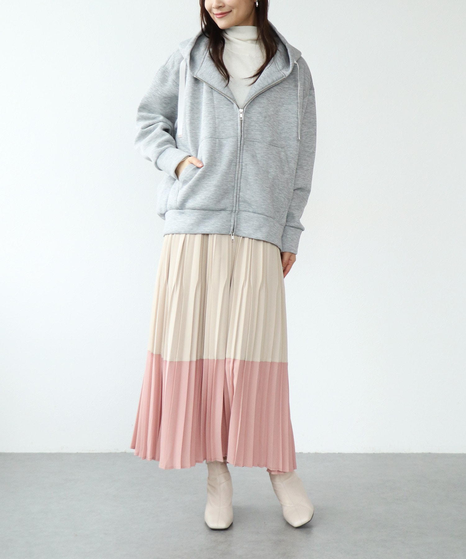 エアリーダンボール ZIPパーカー