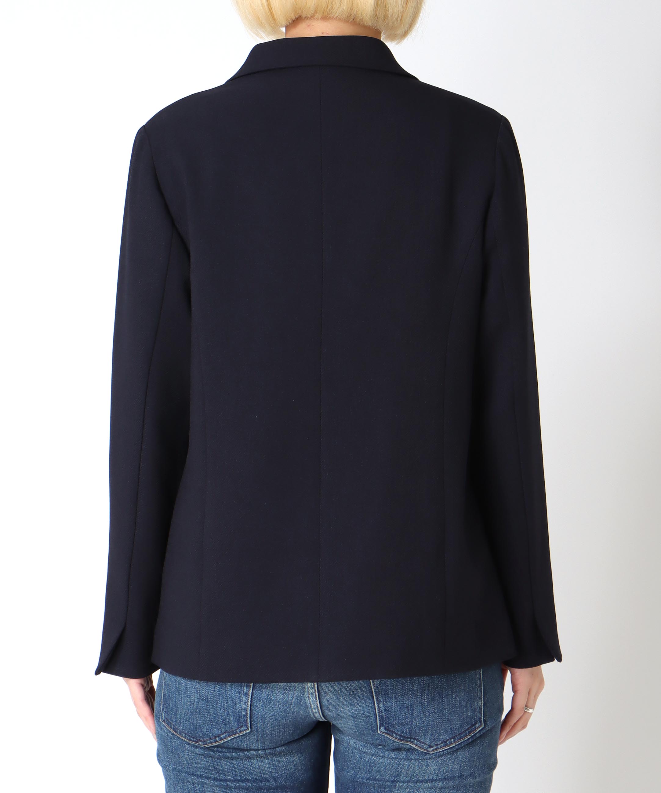 メランジ2wayカルゼジャケット