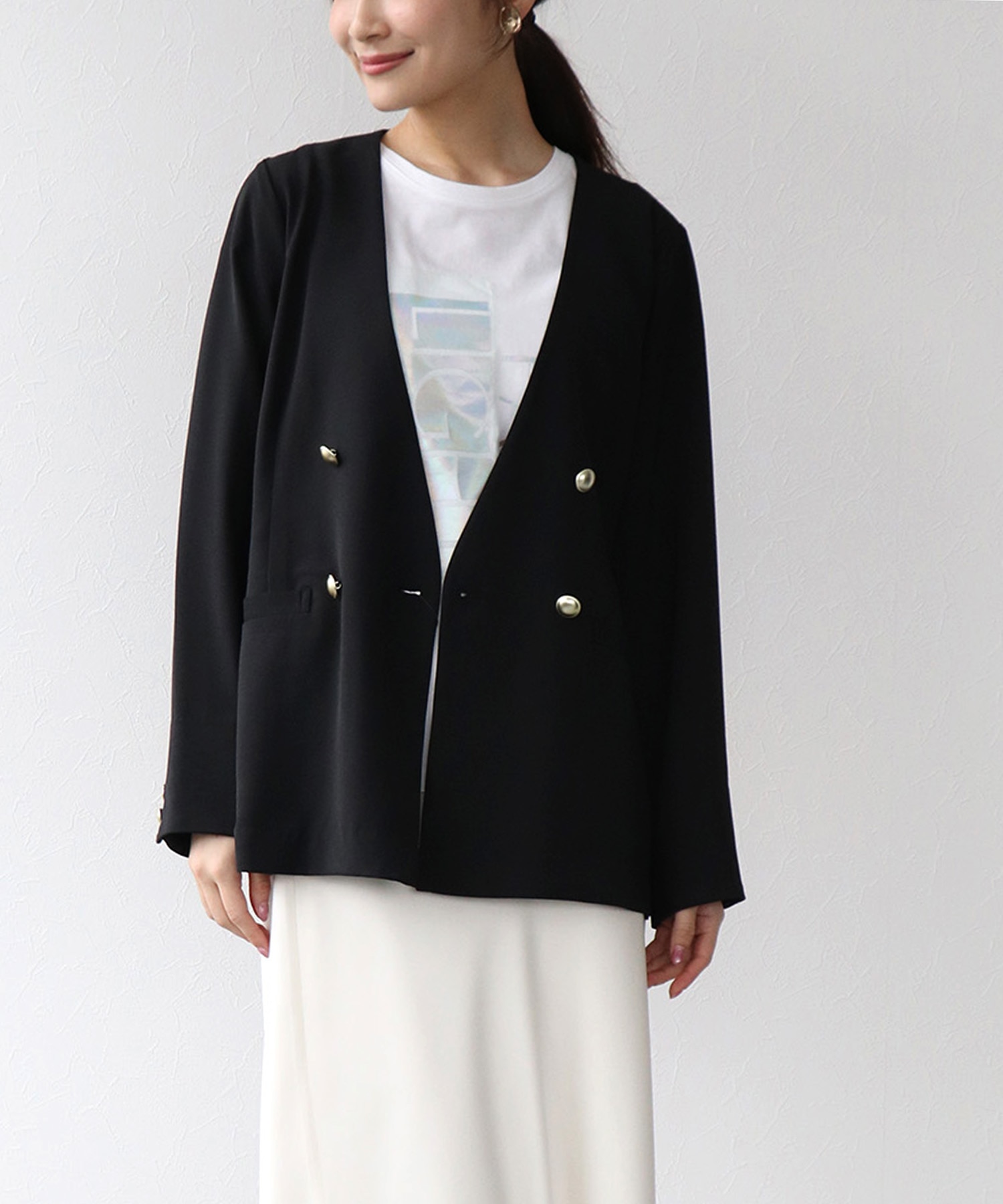 ハイストレッチカルゼワッシャージャケット
