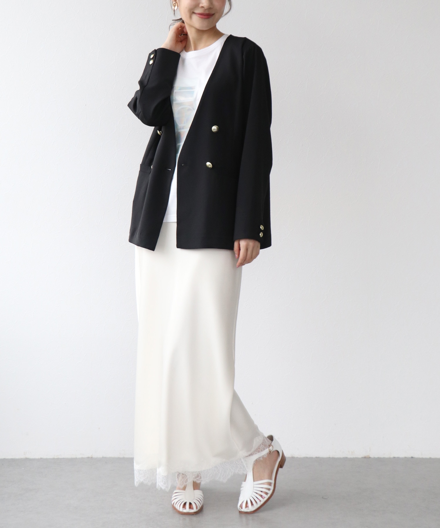 ハイストレッチカルゼワッシャージャケット