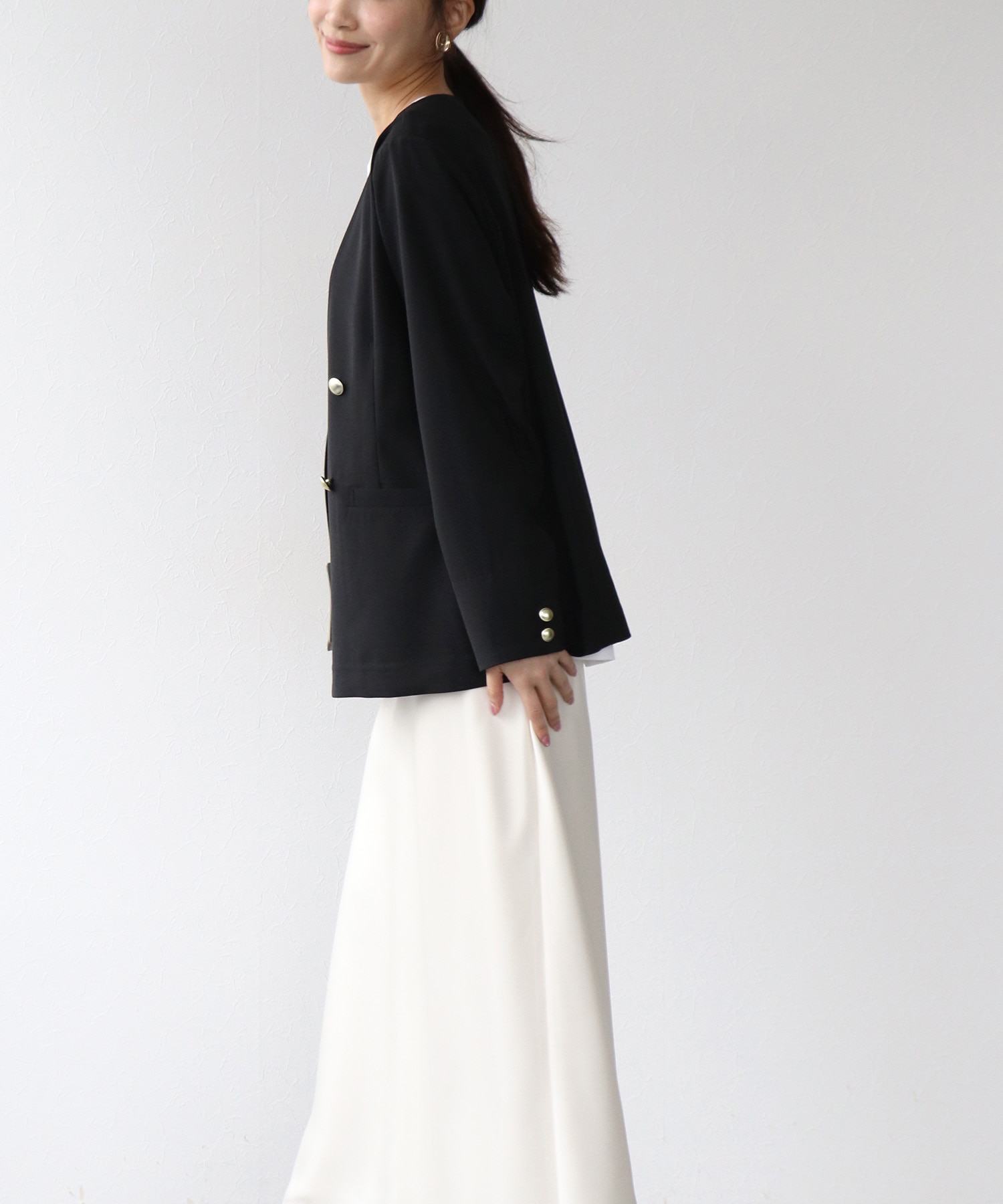 ハイストレッチカルゼワッシャージャケット