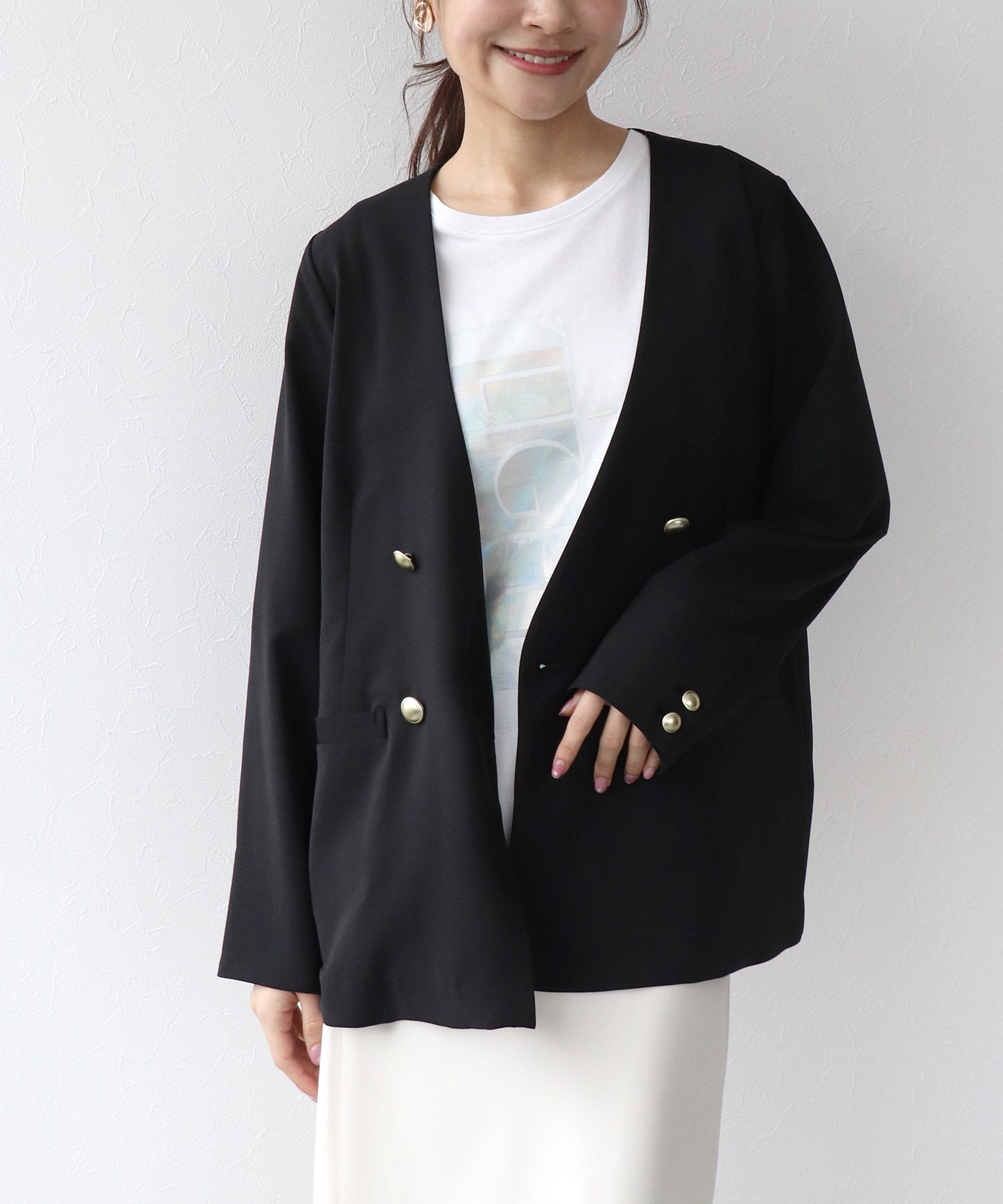 ハイストレッチカルゼワッシャージャケット