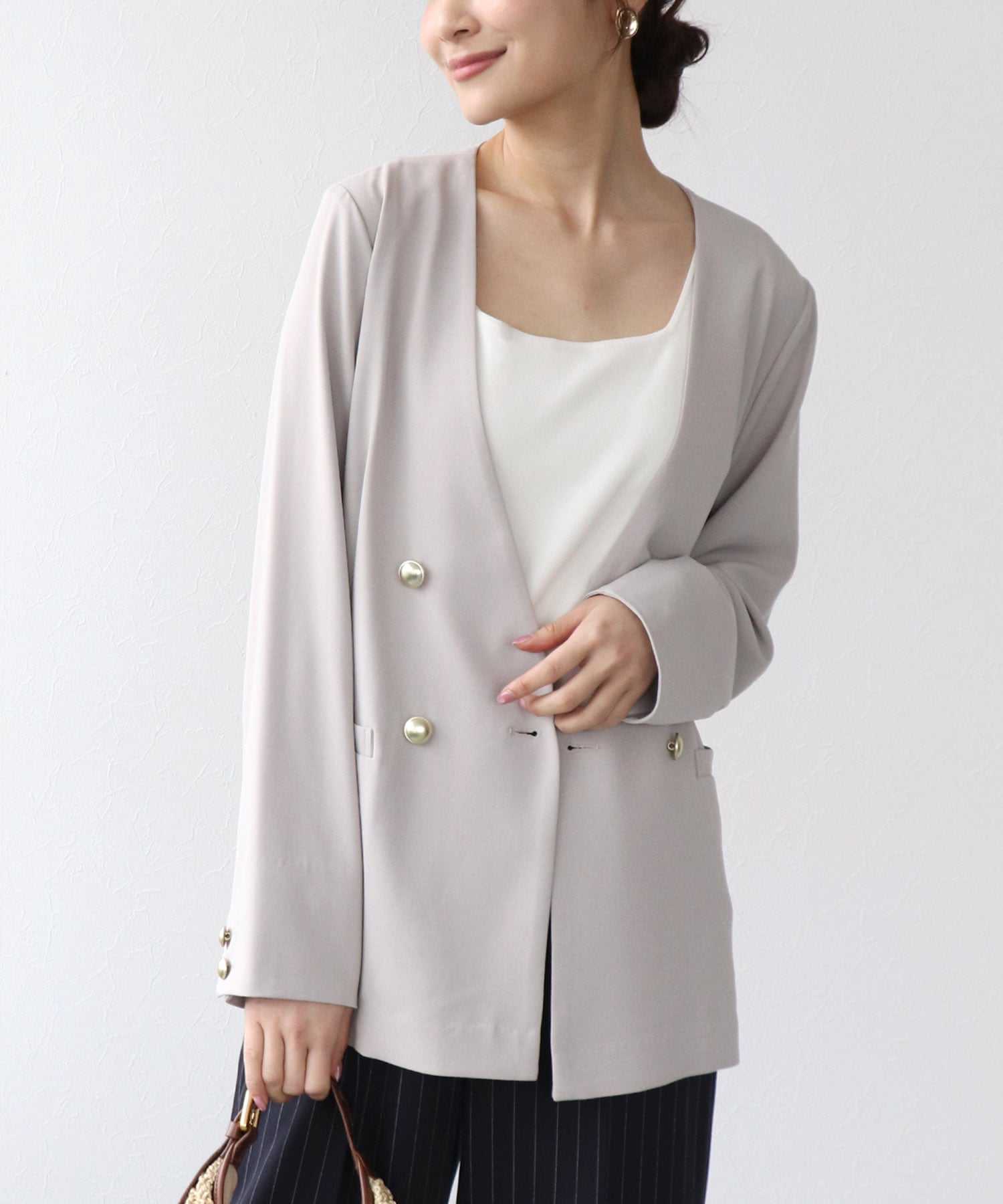 ハイストレッチカルゼワッシャージャケット