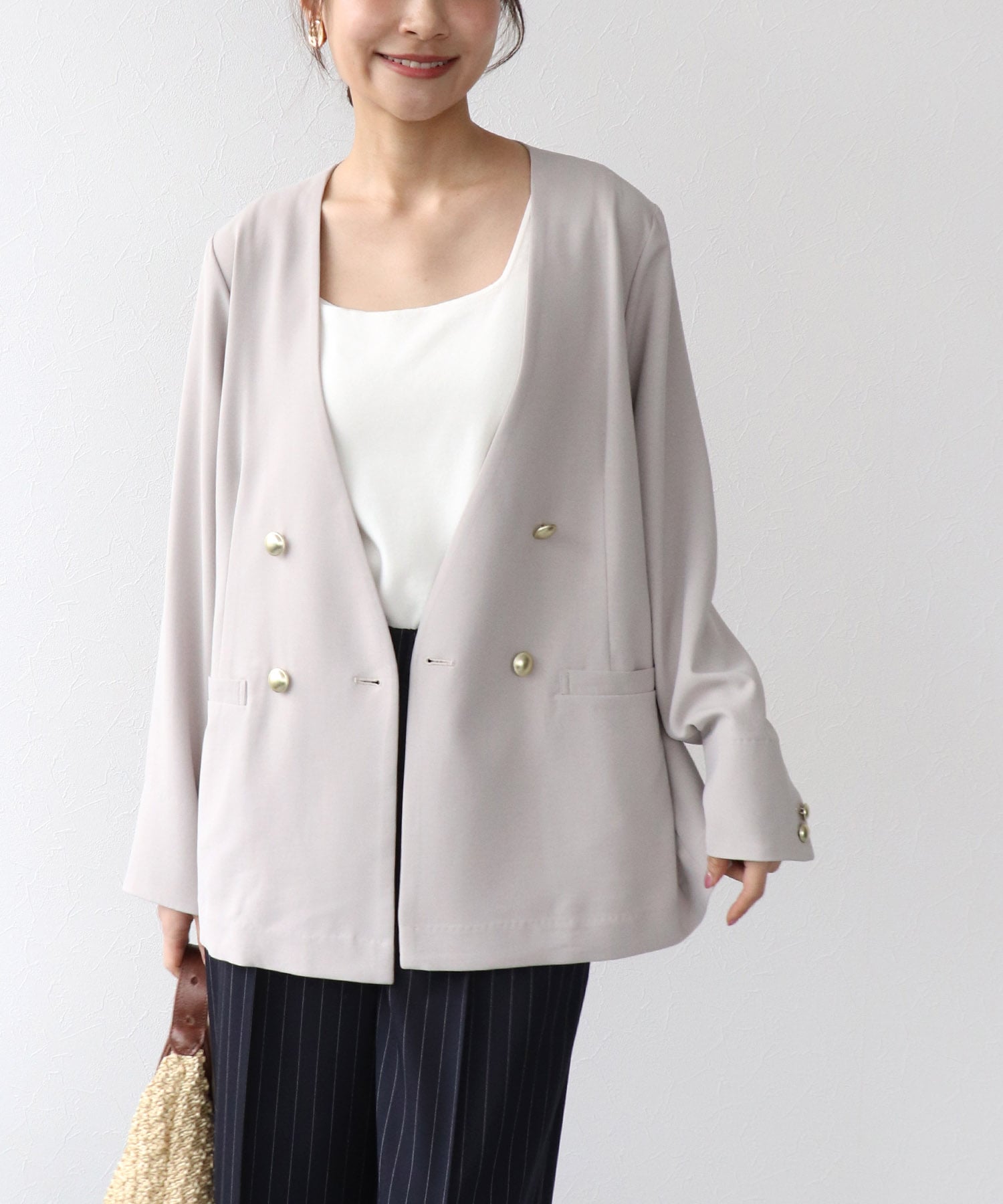 ハイストレッチカルゼワッシャージャケット