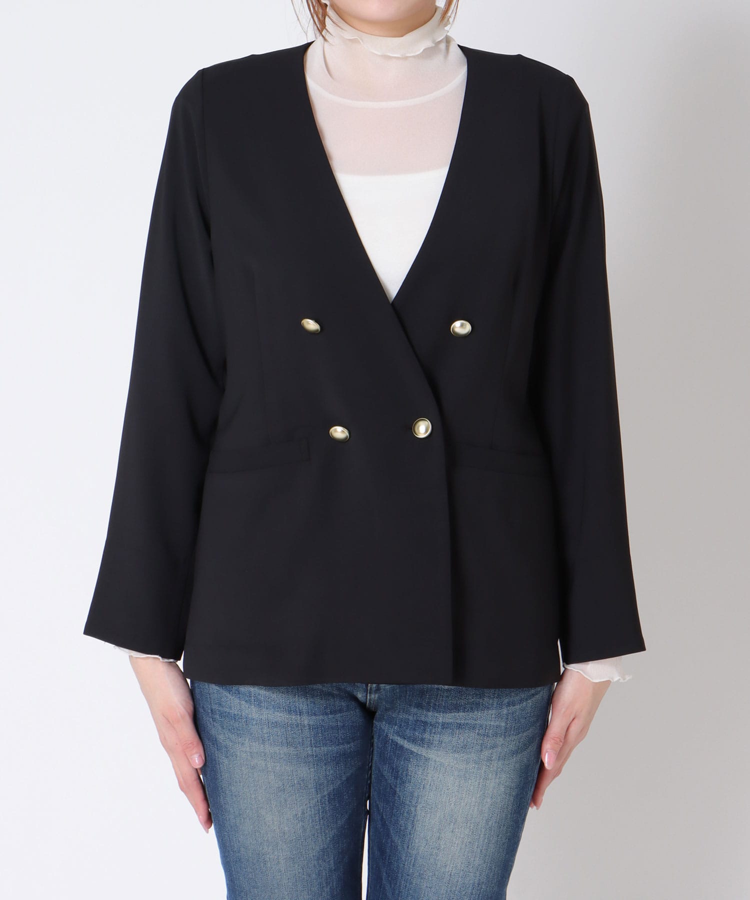 ハイストレッチカルゼワッシャージャケット