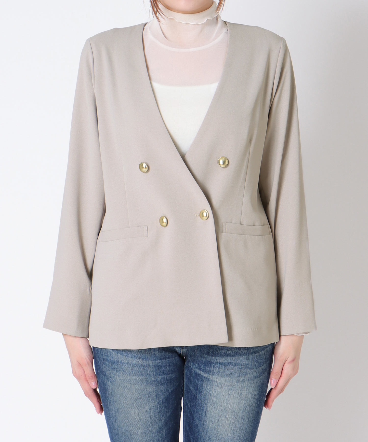 ハイストレッチカルゼワッシャージャケット