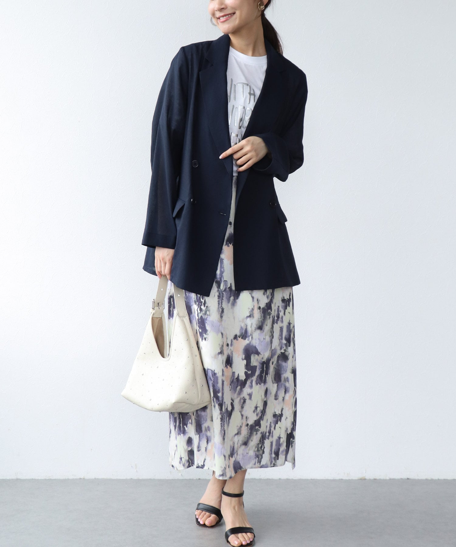 麻調合繊シアージャケット