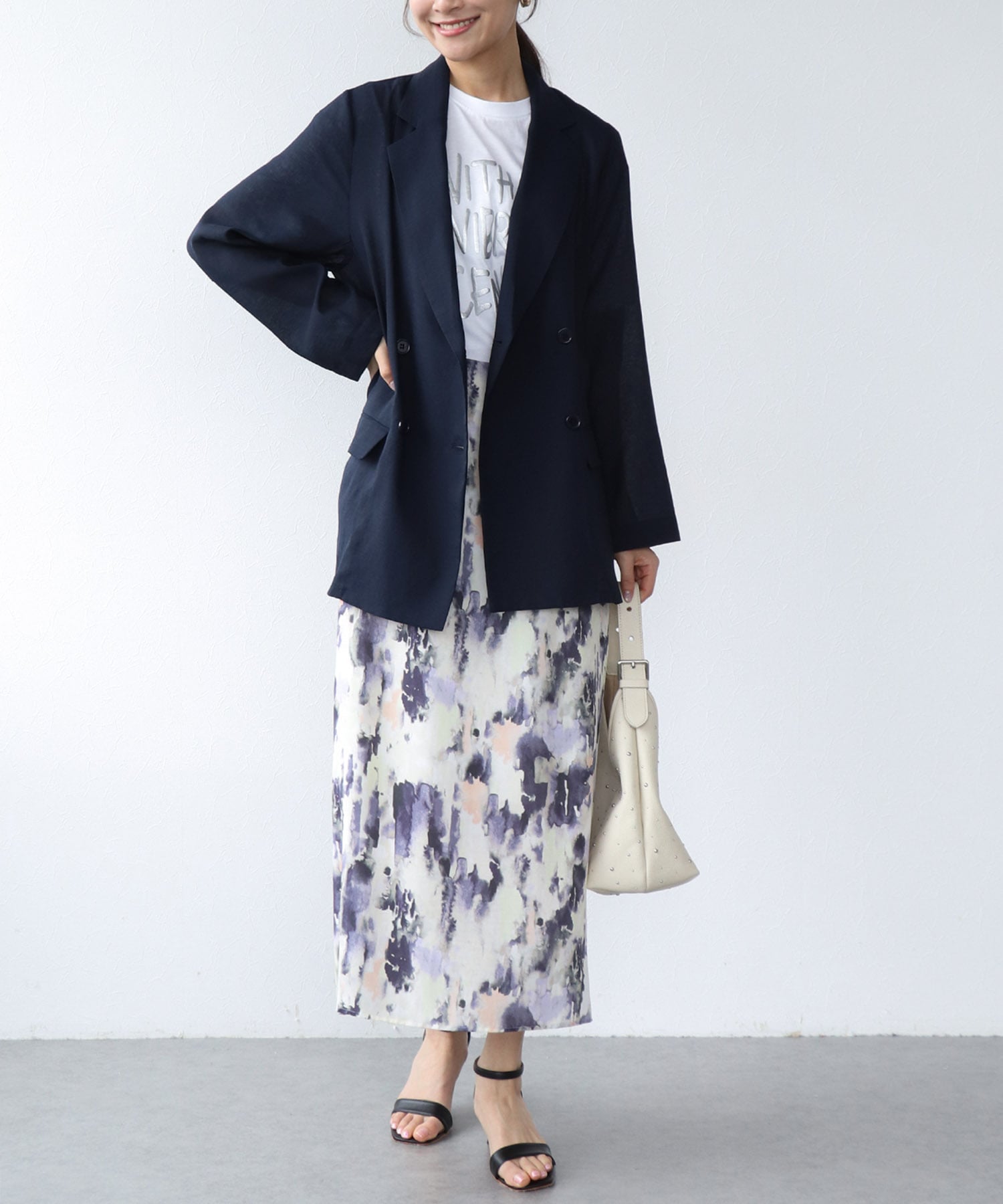 麻調合繊シアージャケット