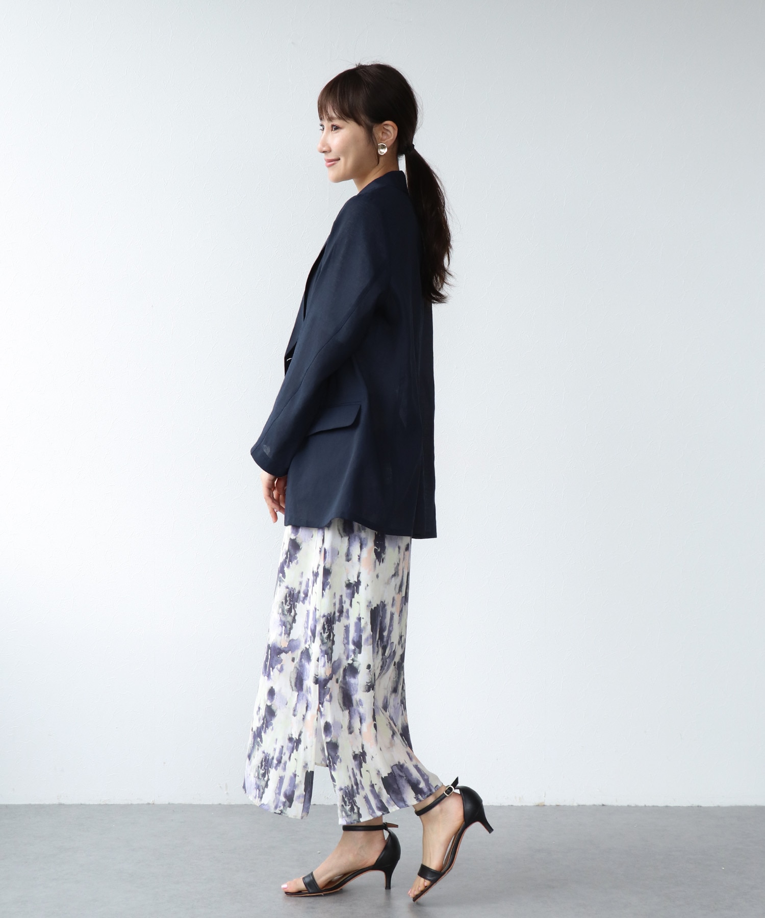 麻調合繊シアージャケット