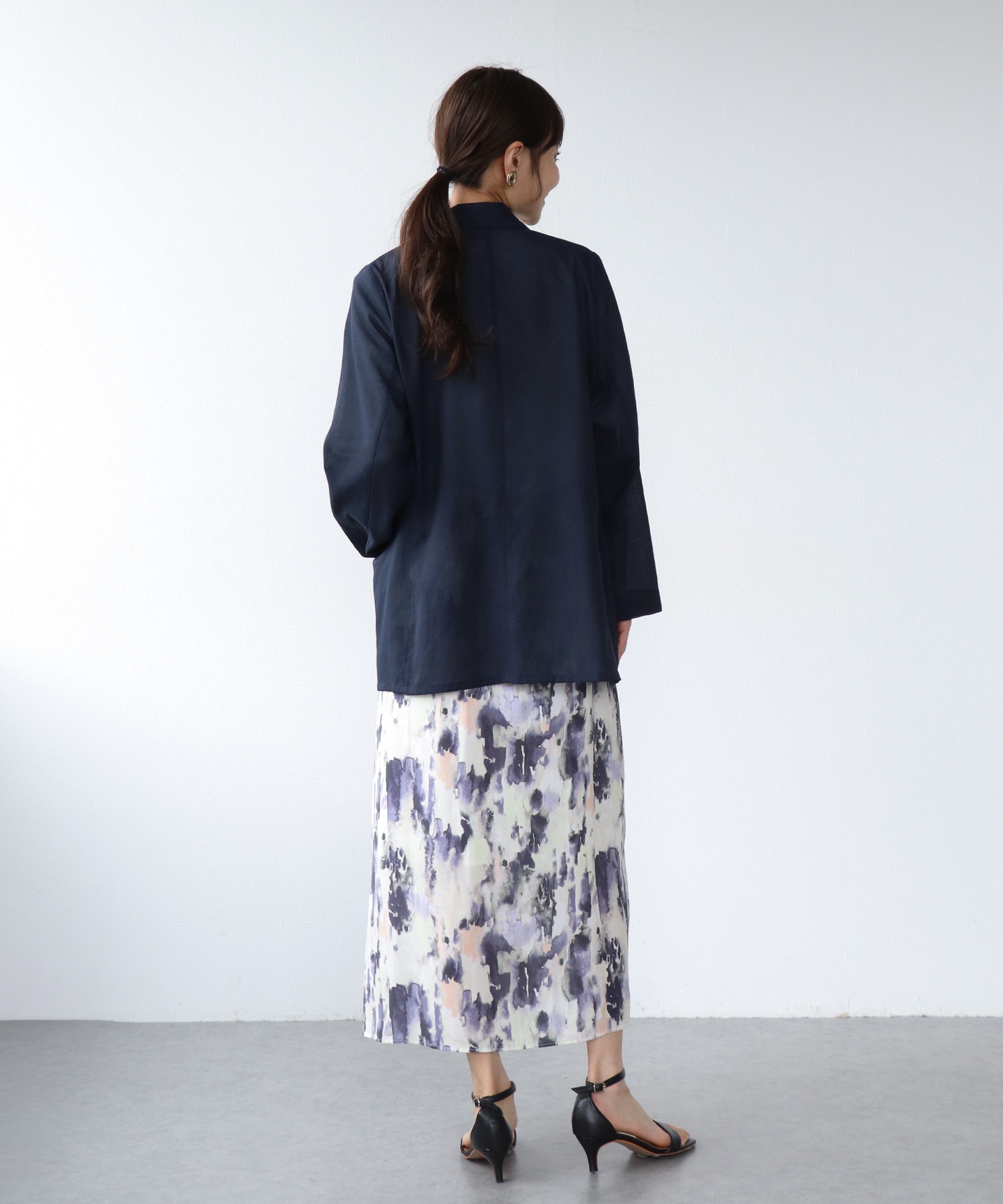 麻調合繊シアージャケット