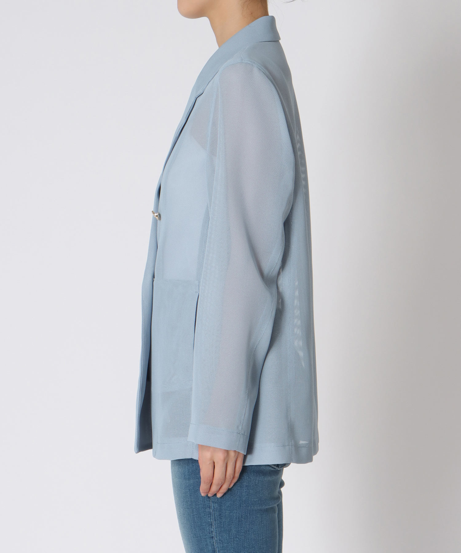 カラミメッシュダブルジャケット