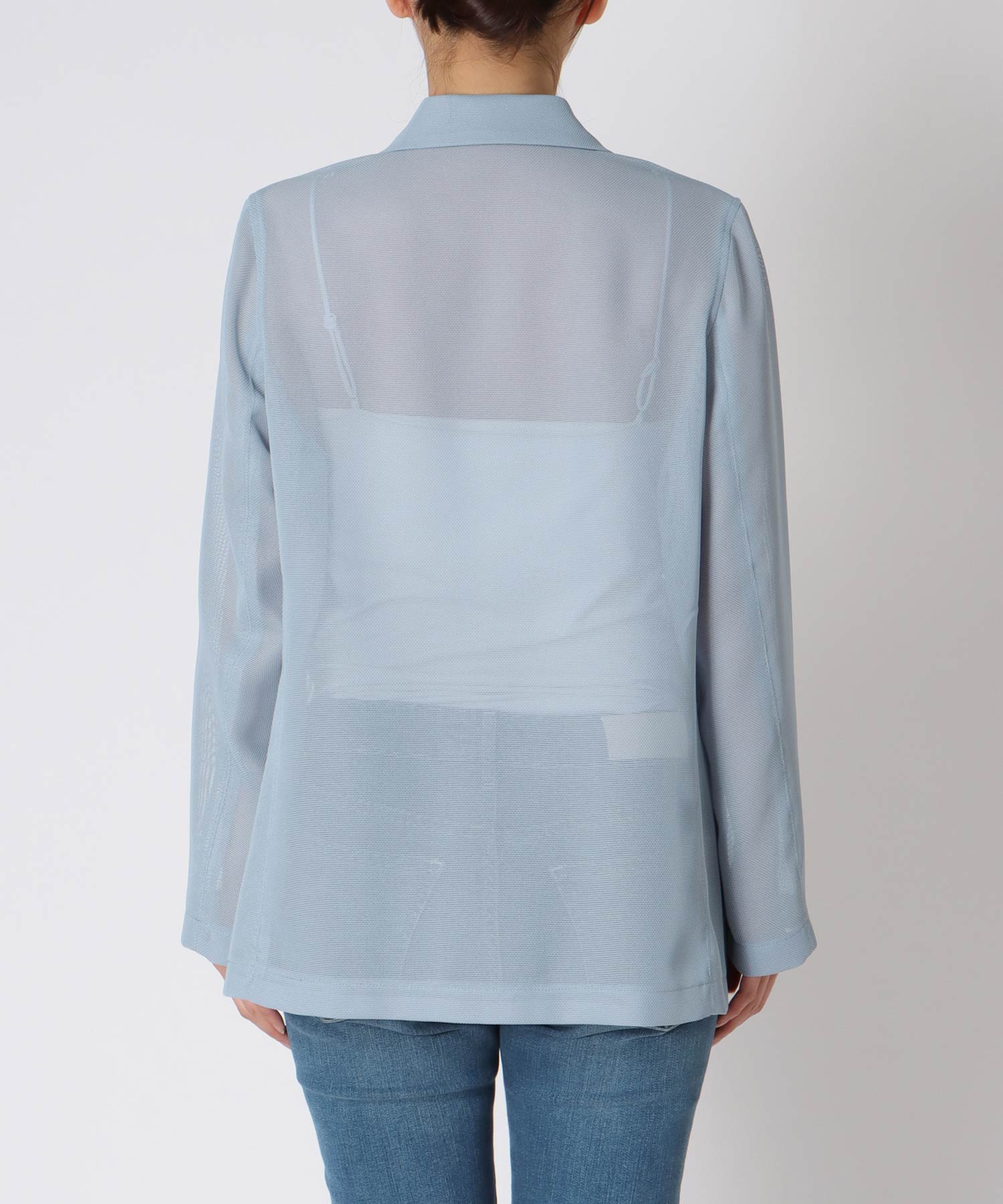 カラミメッシュダブルジャケット