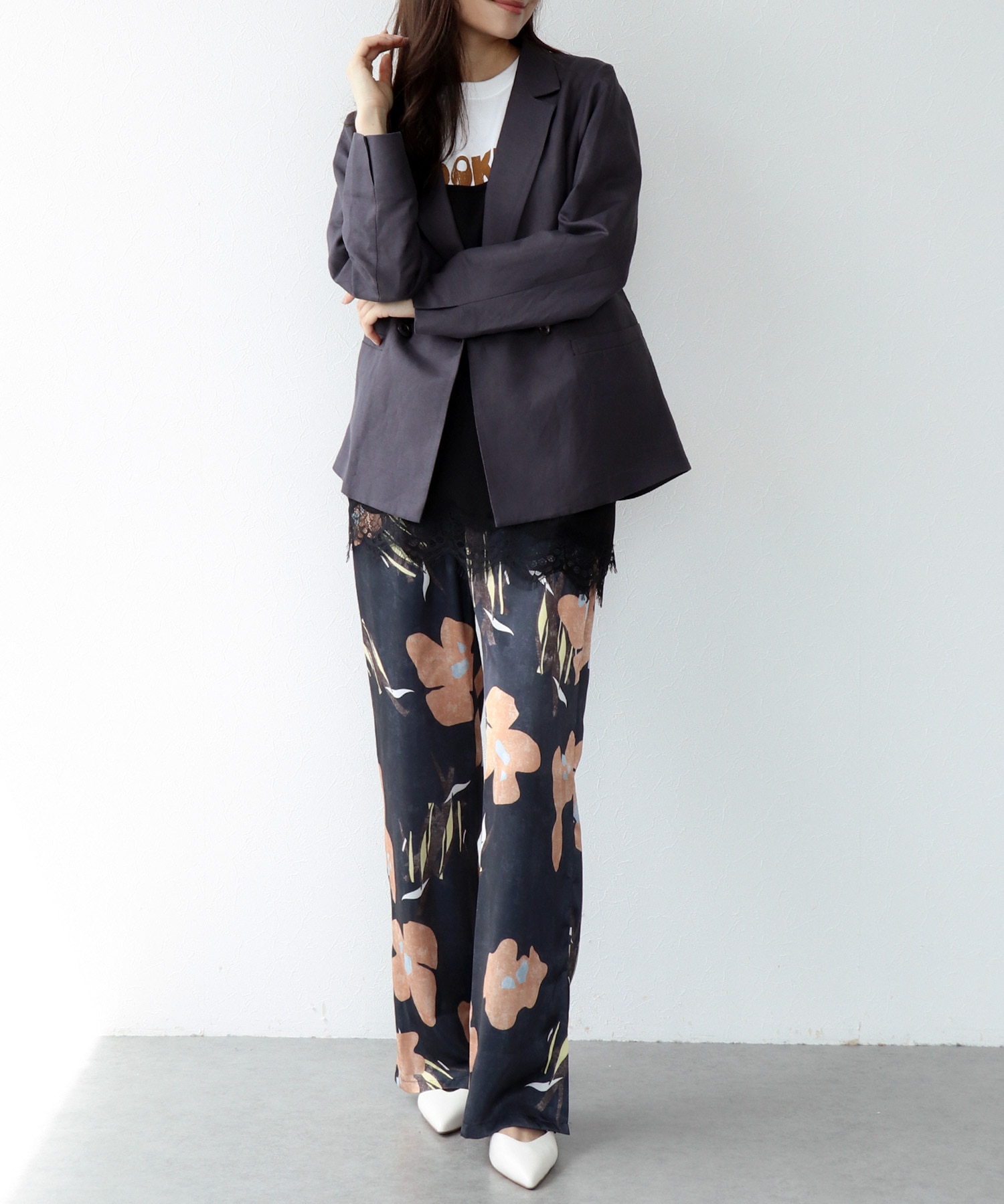 リュクス麻レーヨンジャケット