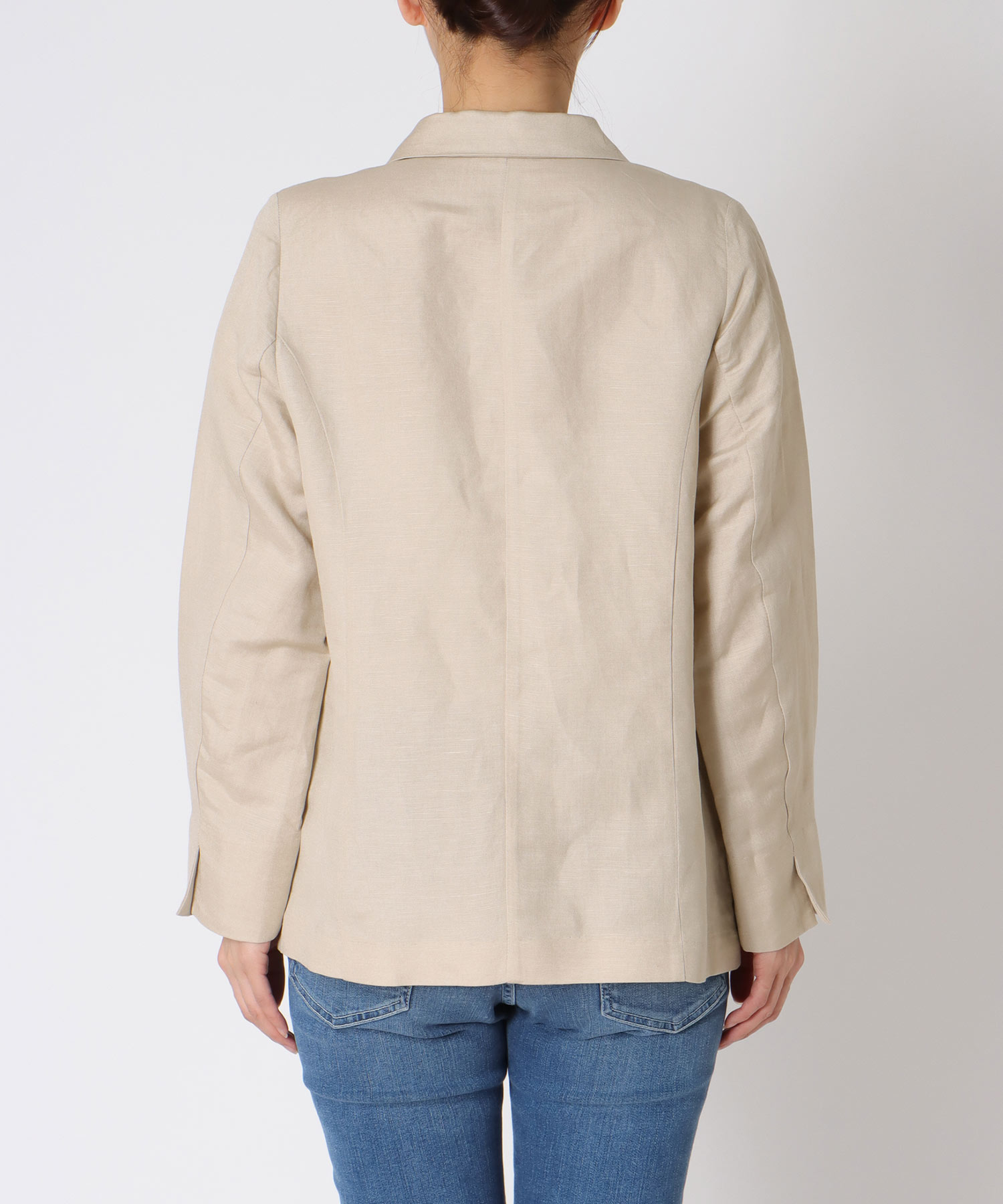 リュクス麻レーヨンジャケット