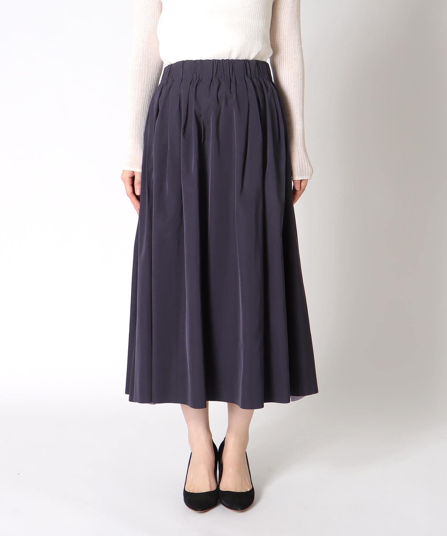 リバーシブルタフタスカート