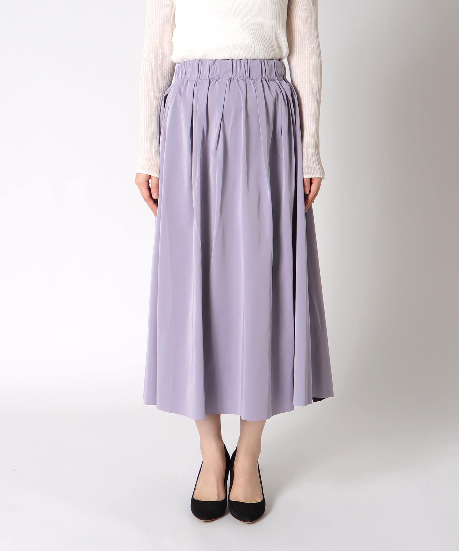 リバーシブルタフタスカート