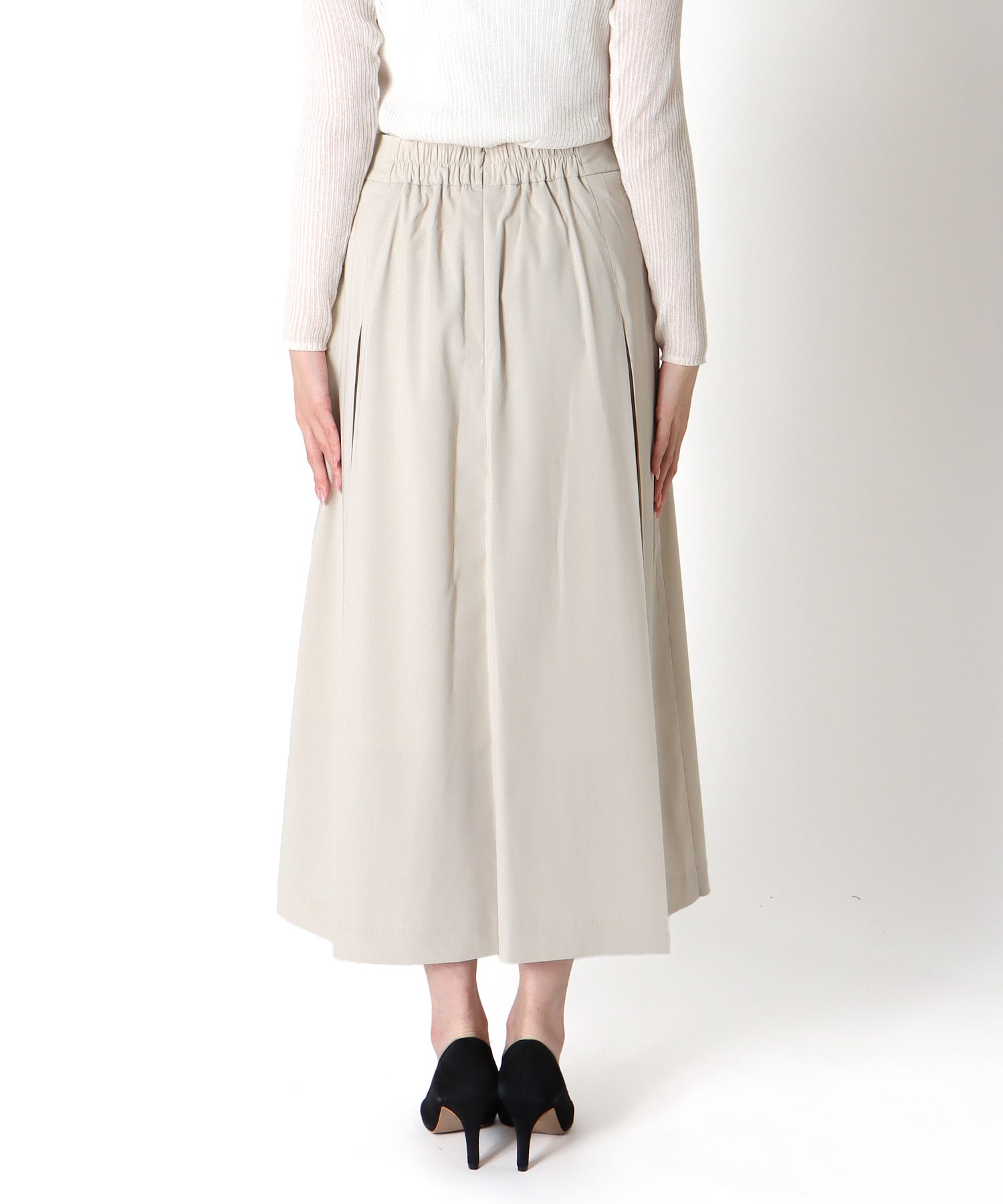クールドライタッチタックスカート | AND ON JIONE STORE（アンドオン