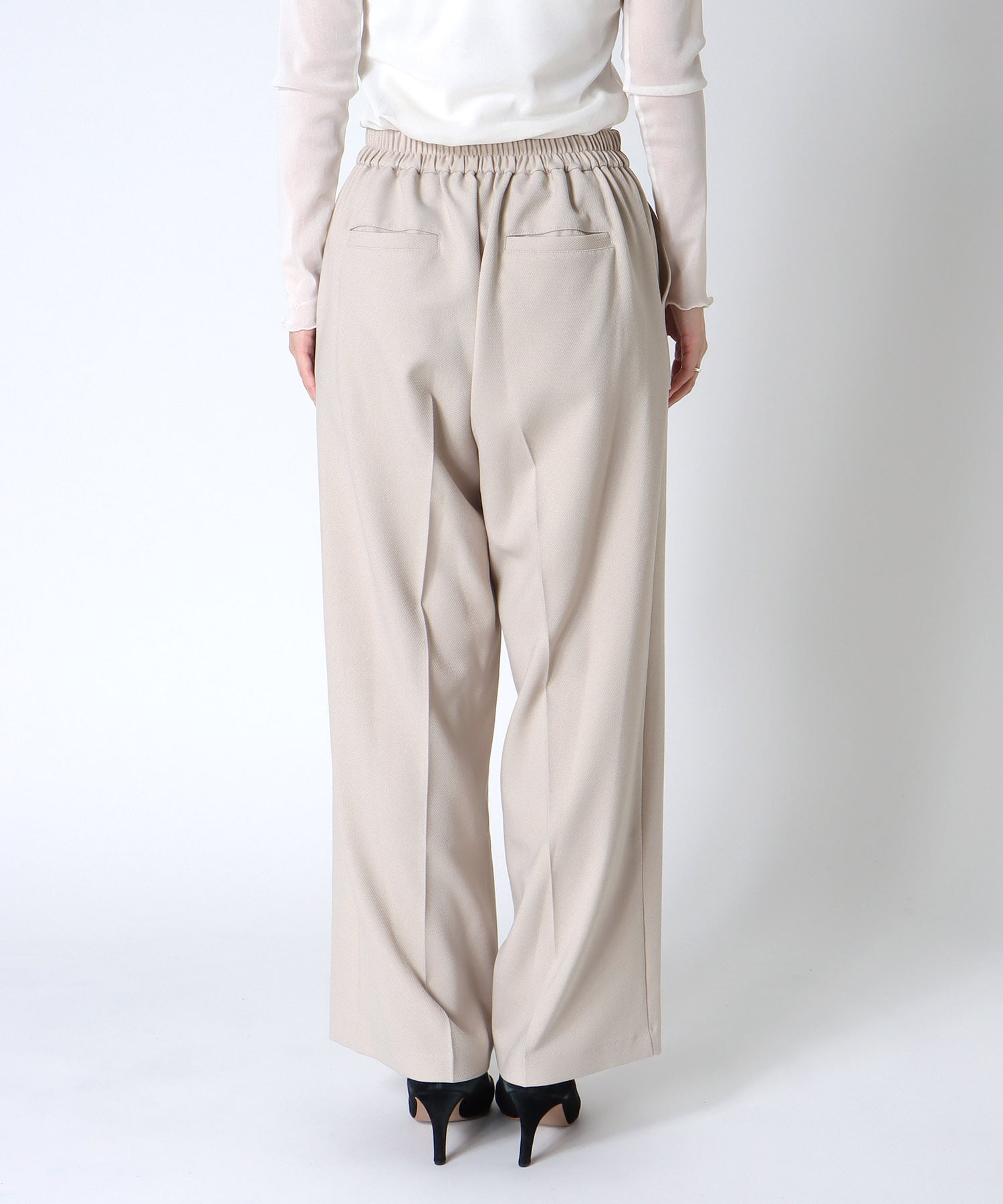 メランジ2wayカルゼパンツ