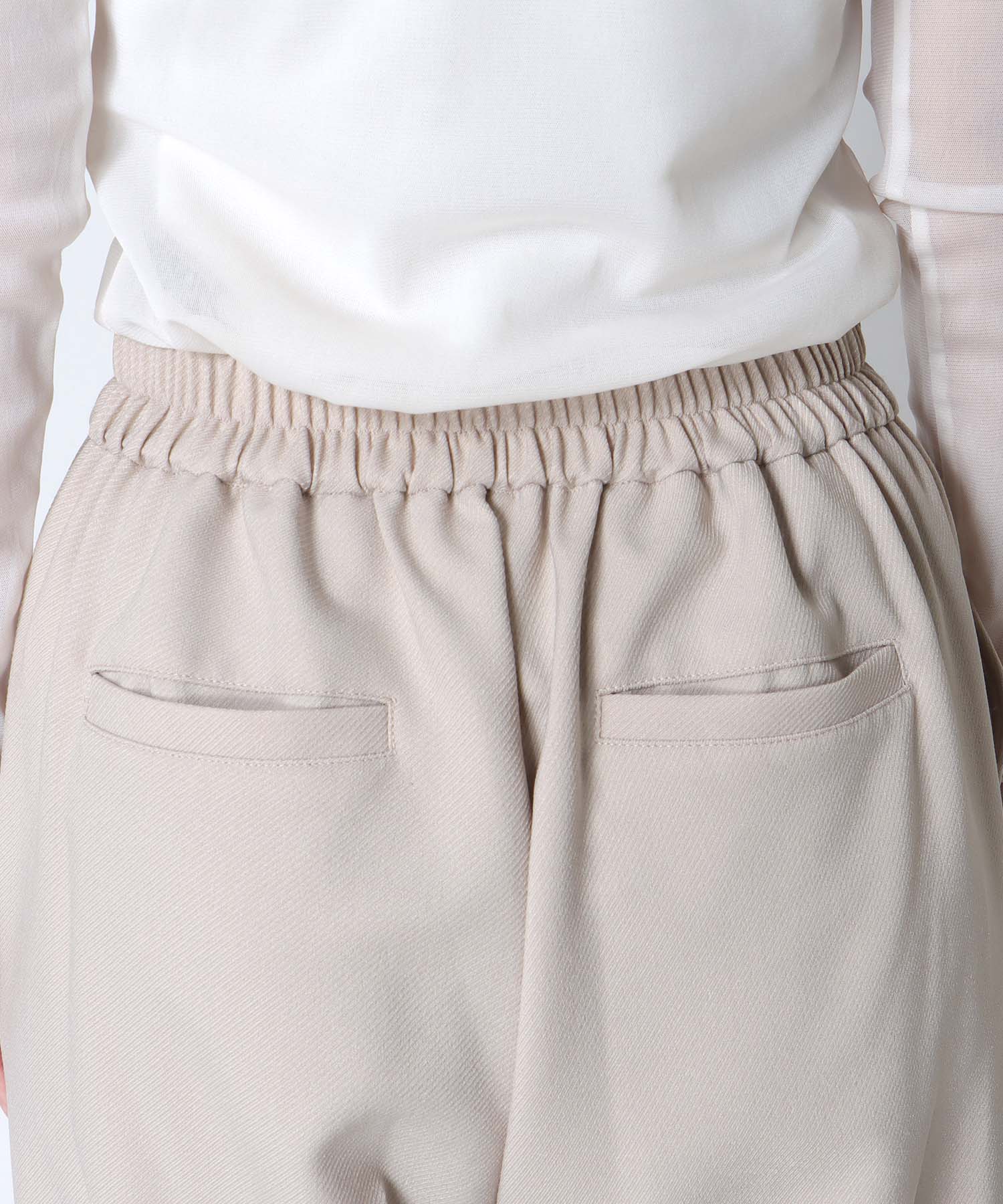 メランジ2wayカルゼパンツ