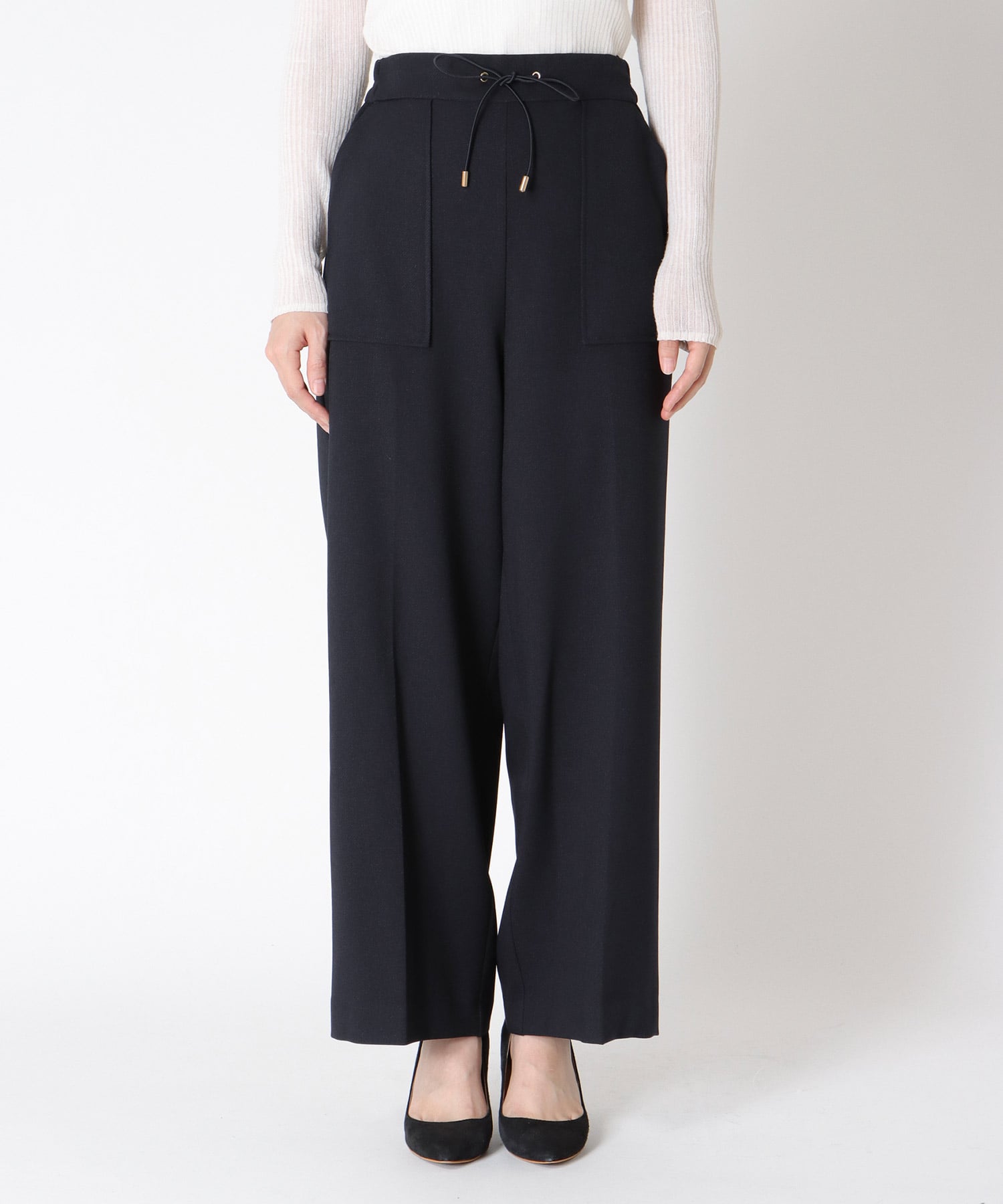 メランジ2wayカルゼパンツ