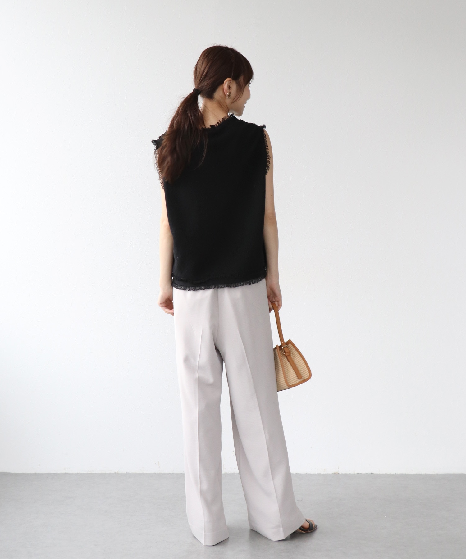 ハイストレッチカルゼワッシャーパンツ