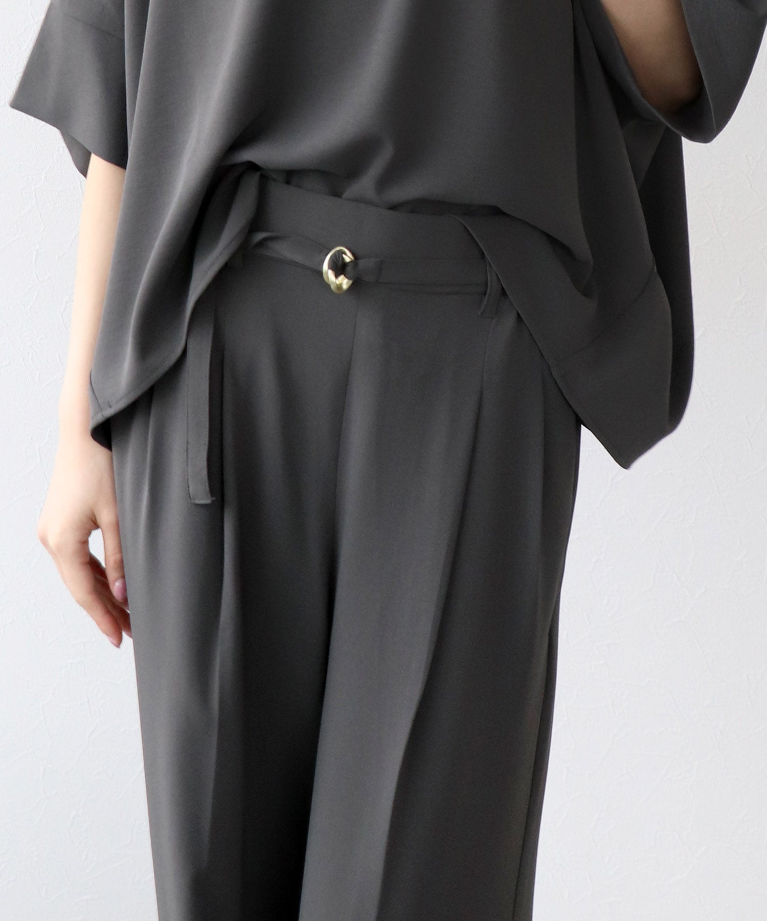 ハイストレッチカルゼワッシャーパンツ