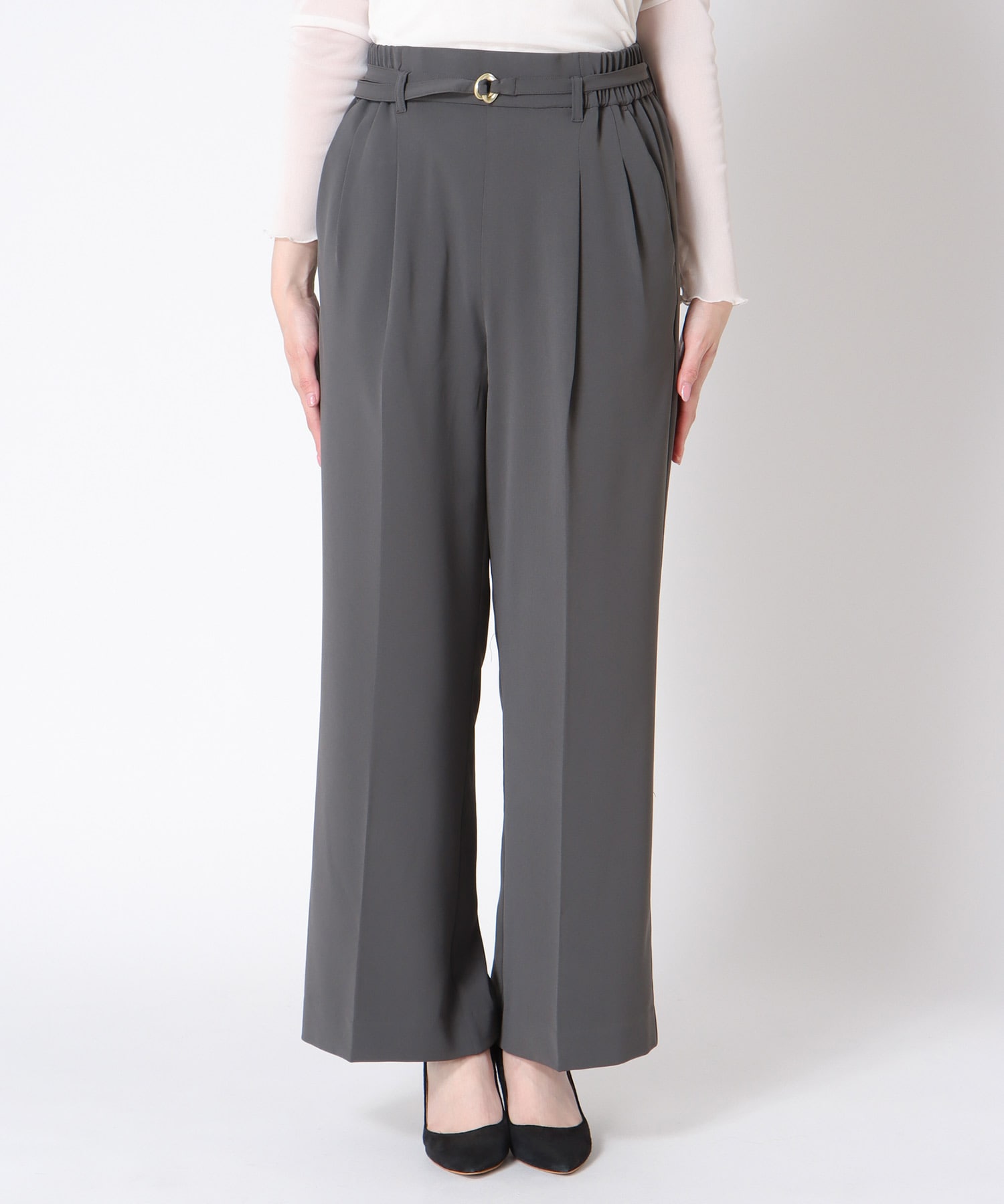 ハイストレッチカルゼワッシャーパンツ