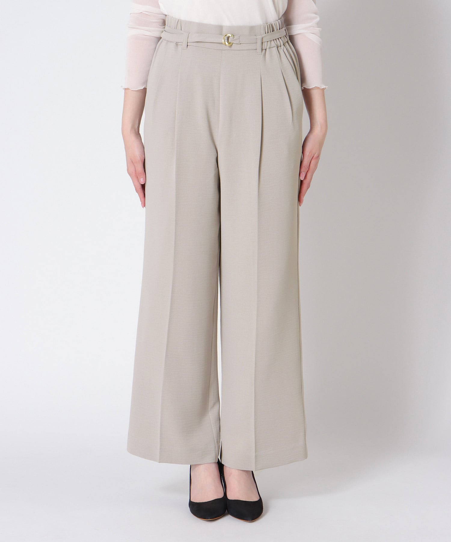 ハイストレッチカルゼワッシャーパンツ