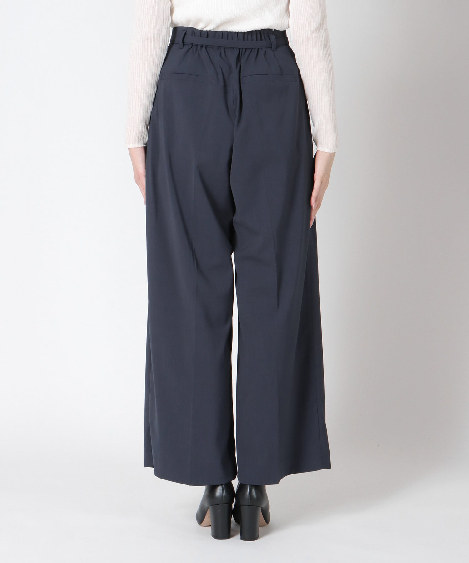 クールドライタッチタックワイドパンツ