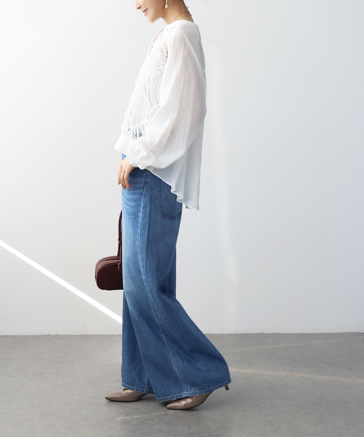 テープ刺繍レースカーディガン