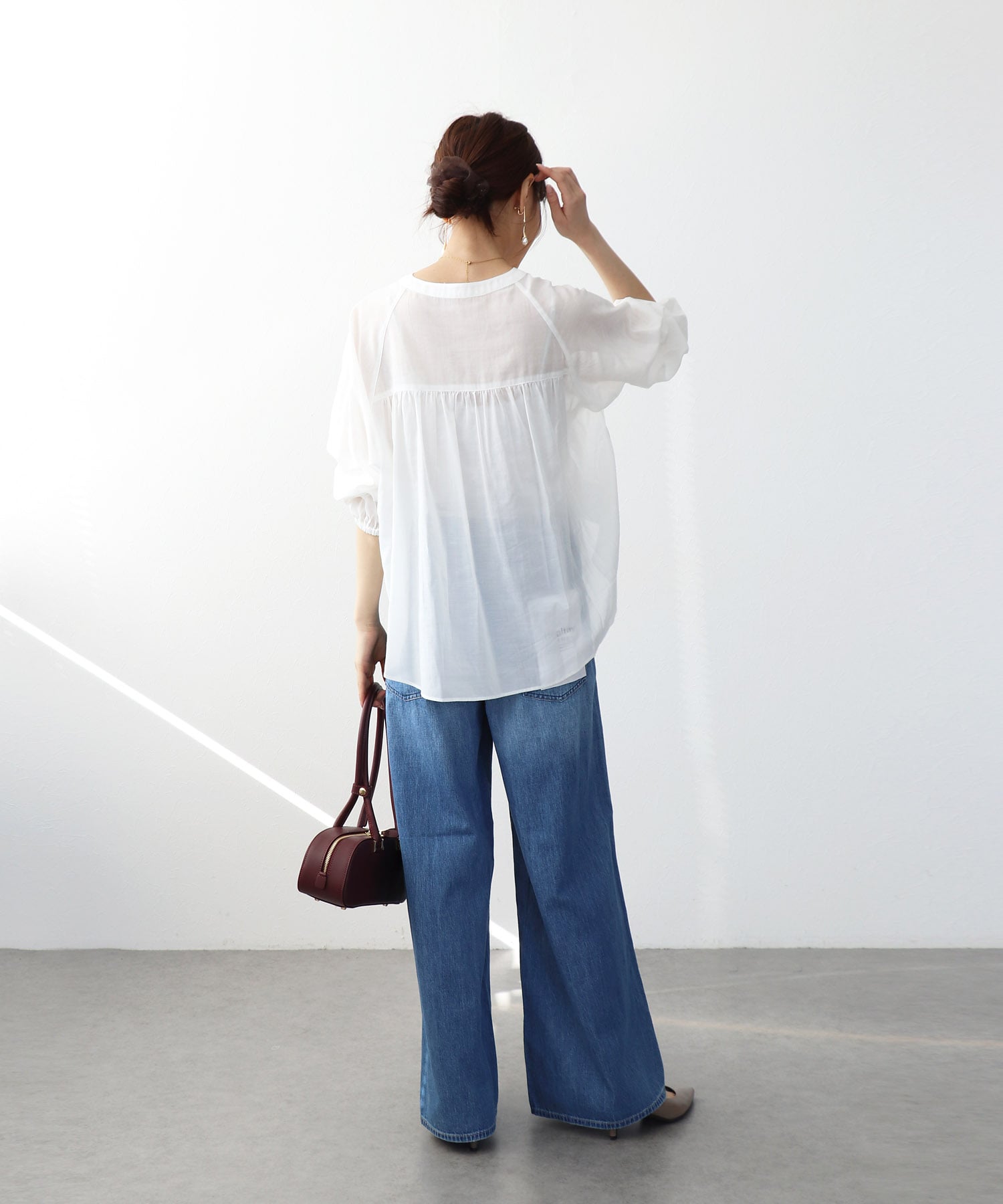 テープ刺繍レースカーディガン