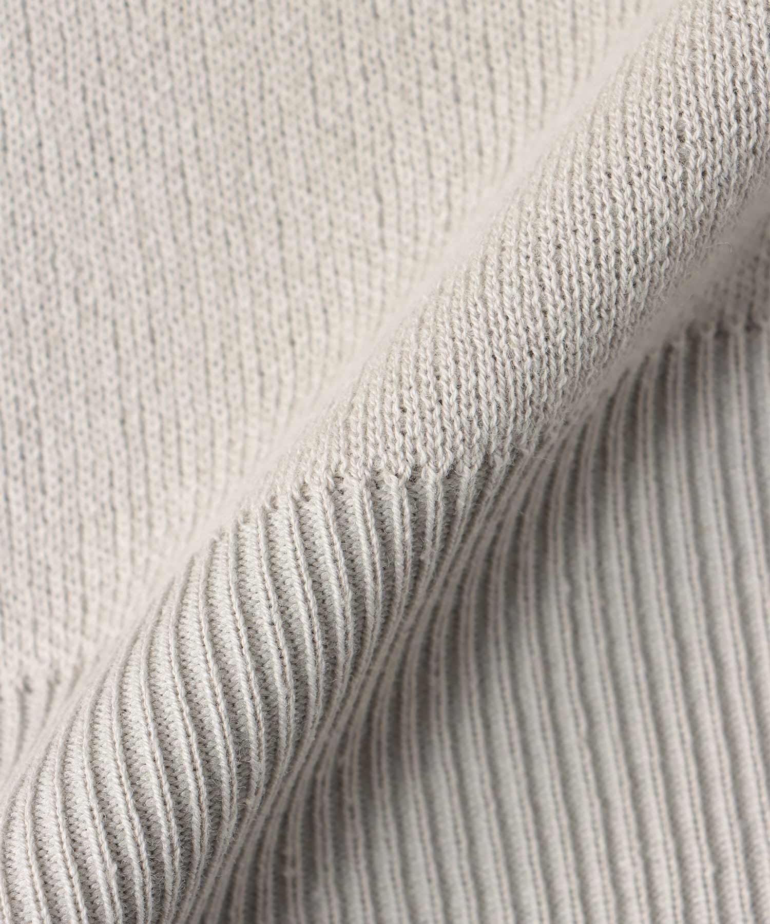 サガラ刺繍コットンスウェットニット