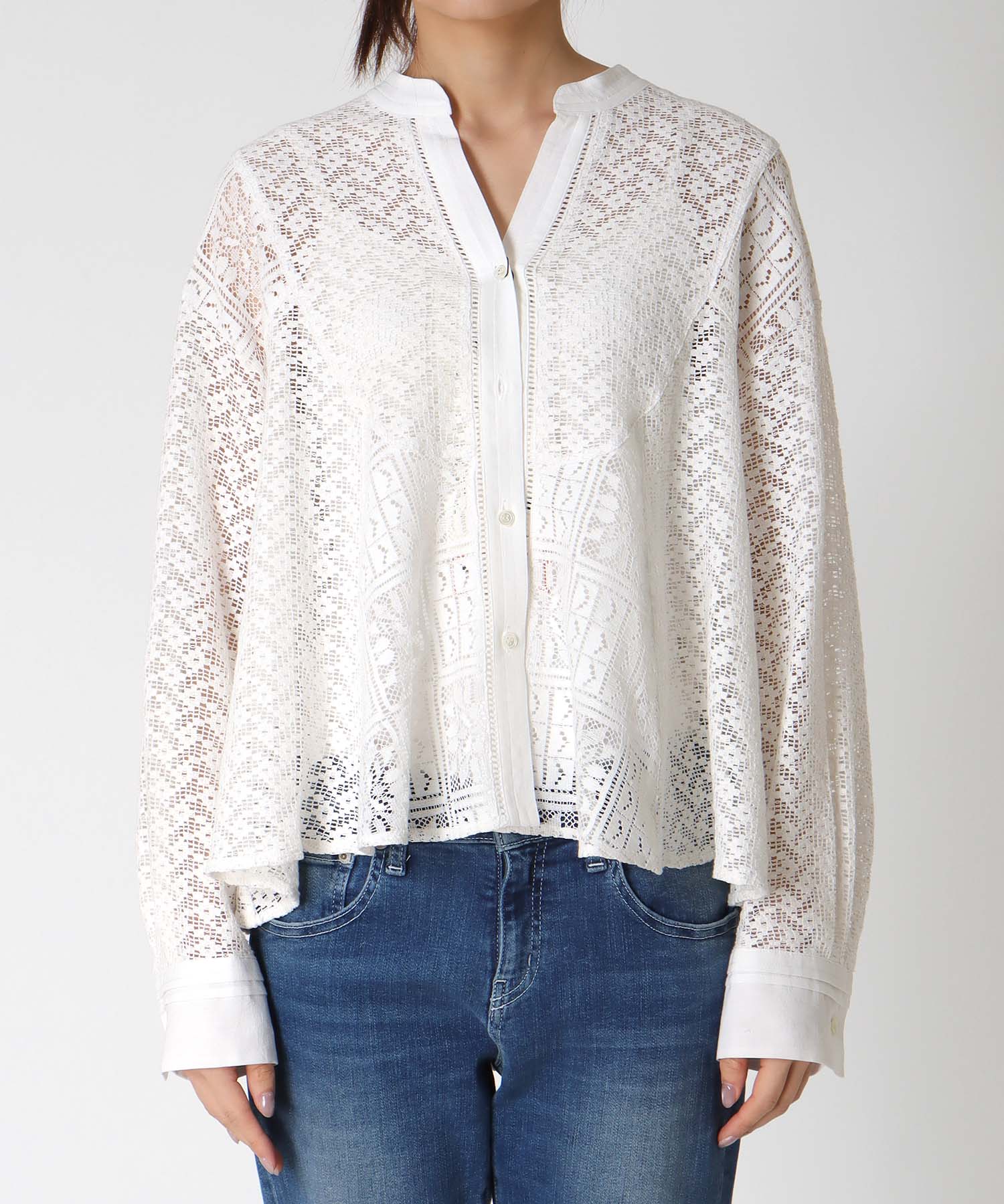 ラッセルレースブラウス