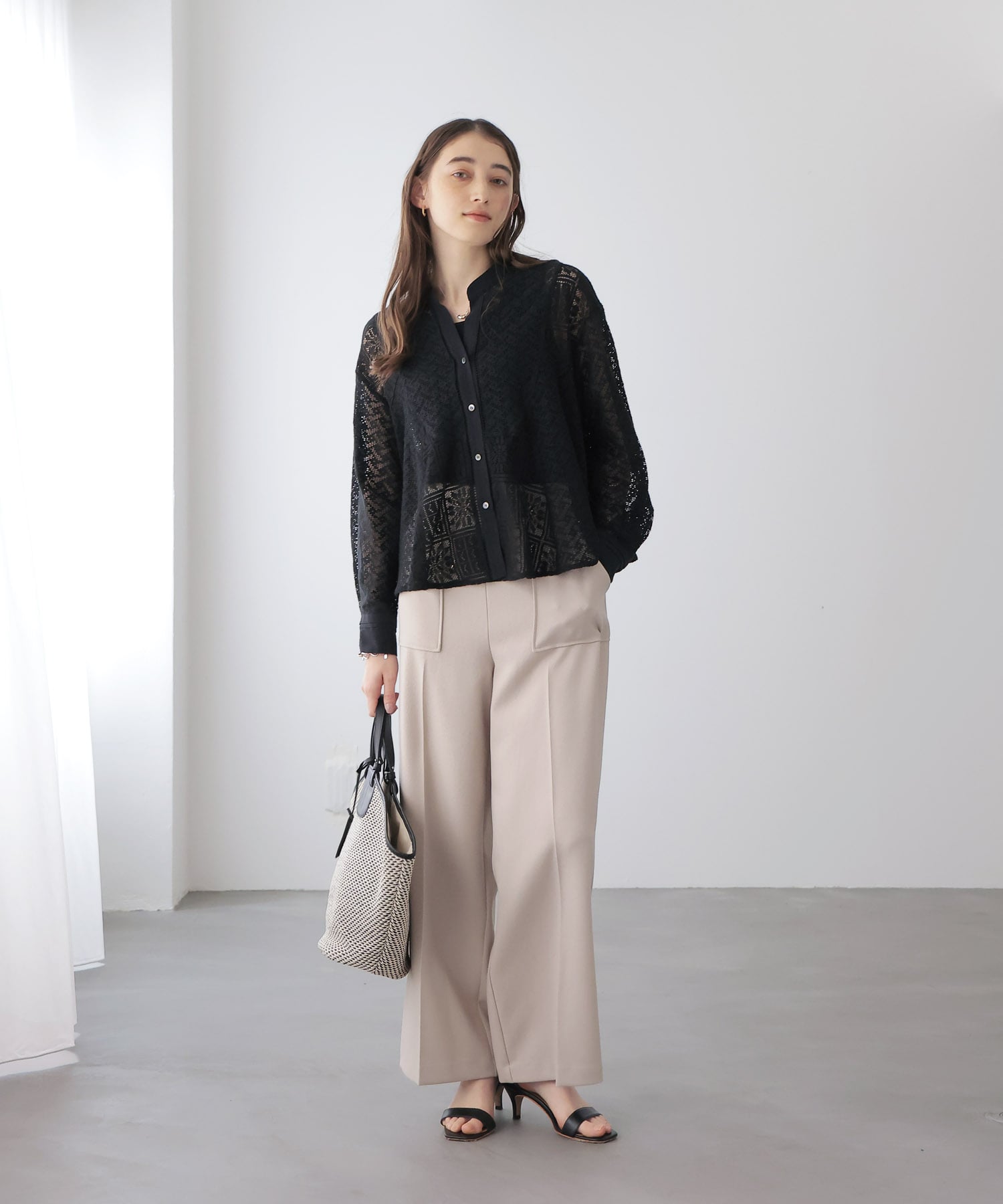 ラッセルレースブラウス