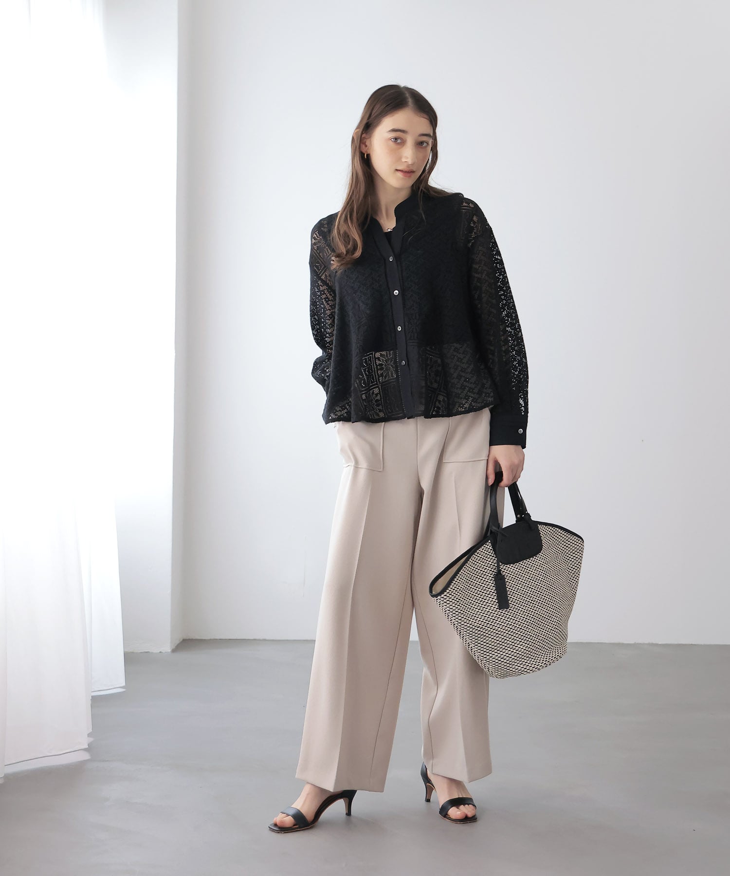 ラッセルレースブラウス