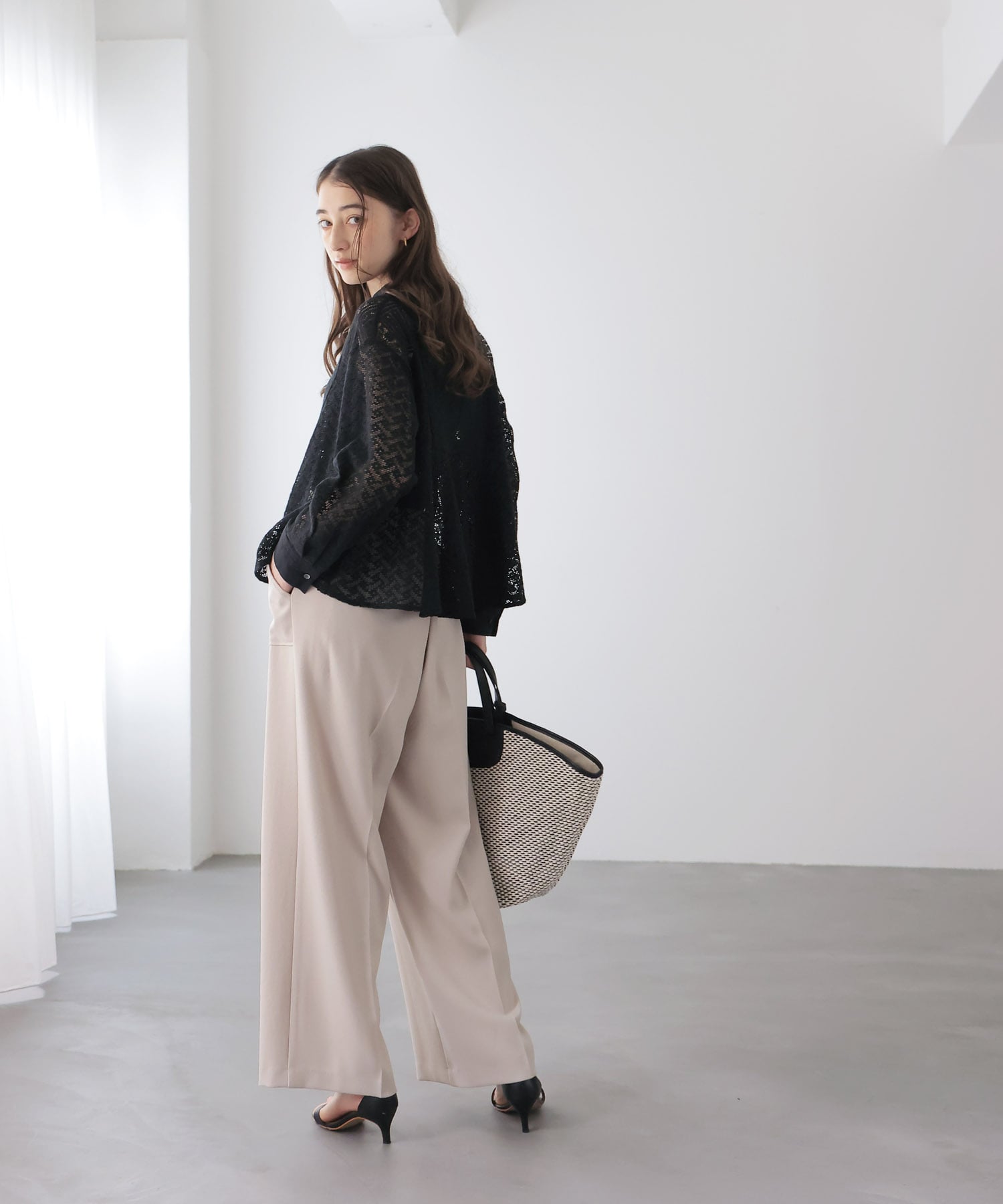 ラッセルレースブラウス