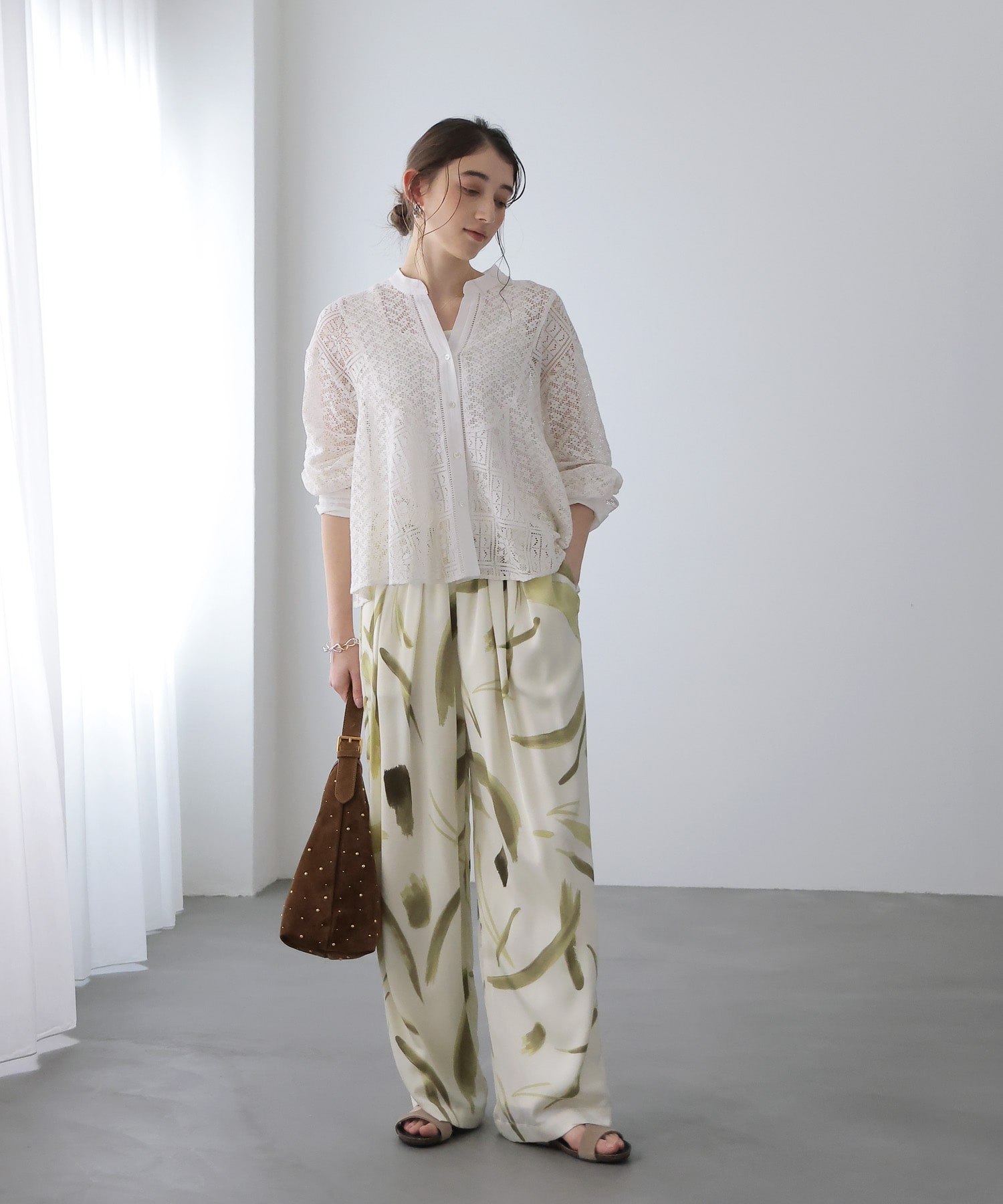 ラッセルレースブラウス