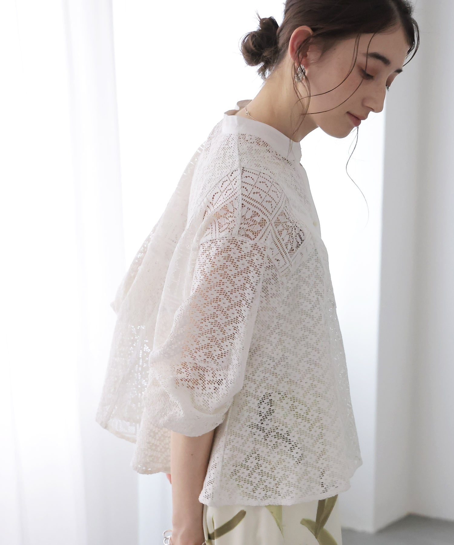 ラッセルレースブラウス