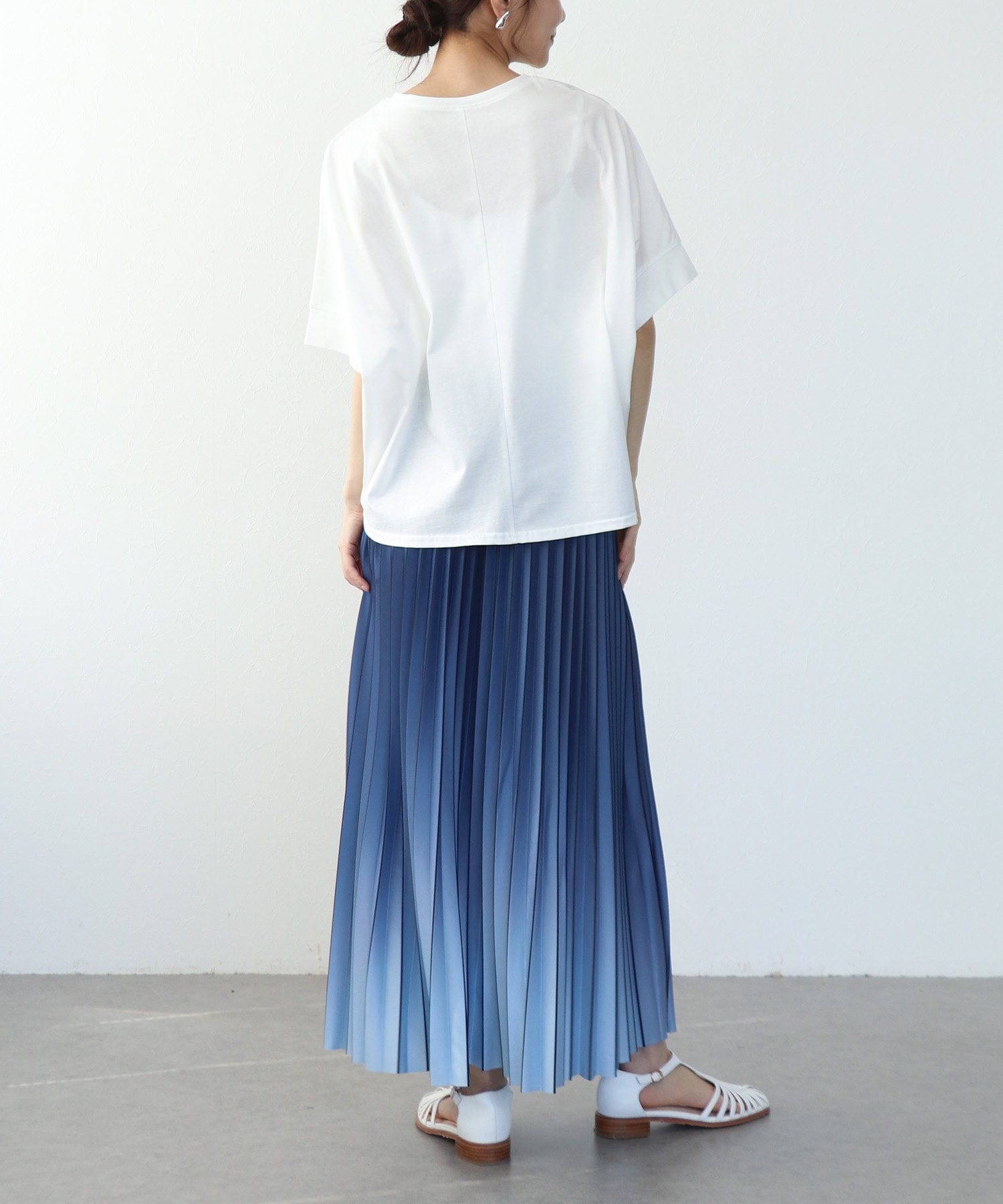 ニットプリーツスカート