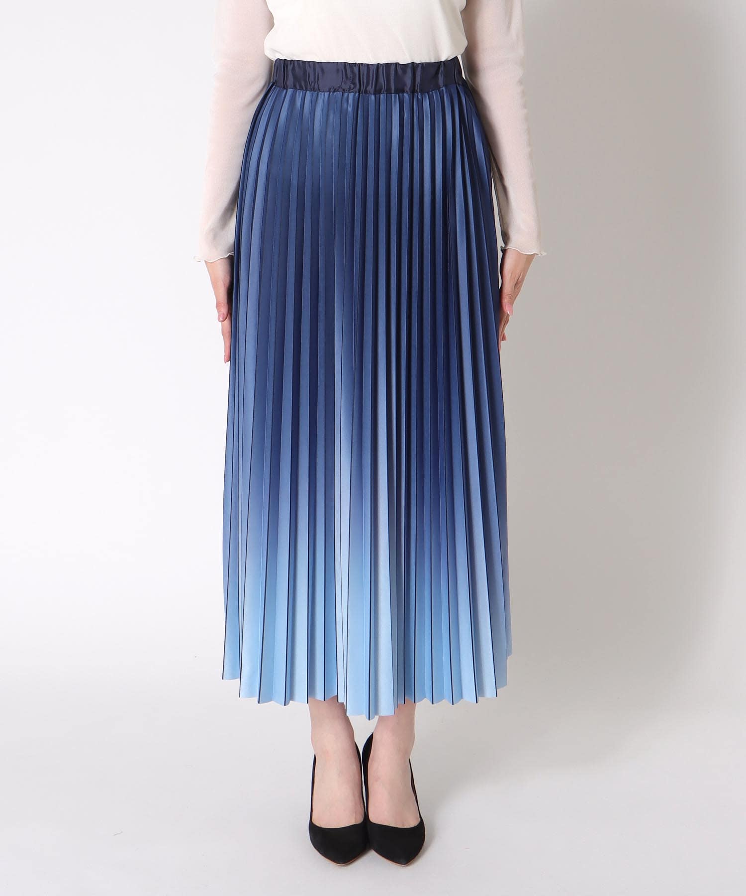 ニットプリーツスカート