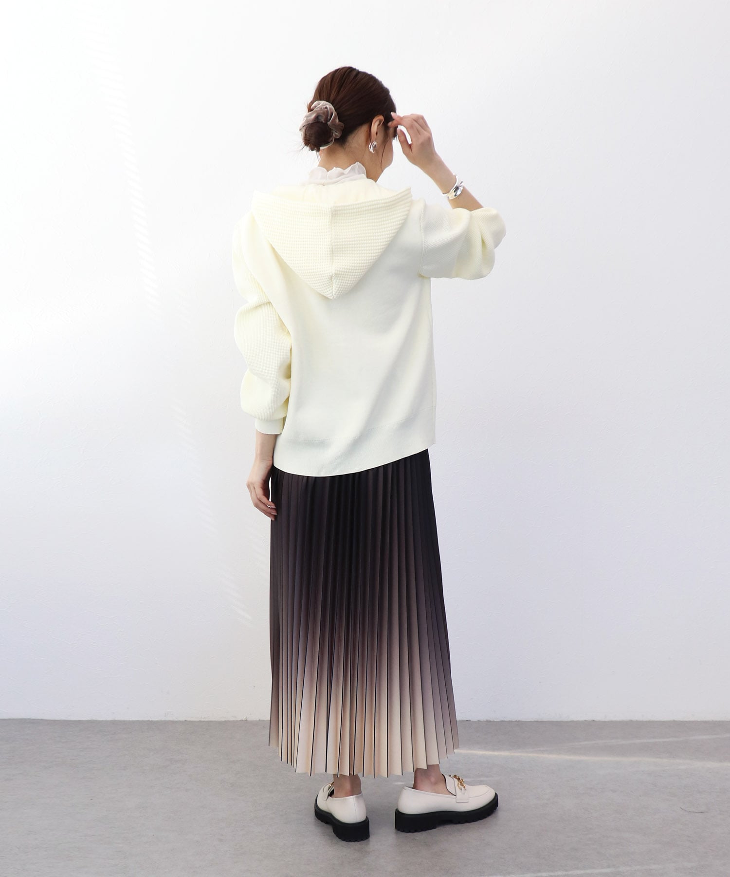 ニットプリーツスカート