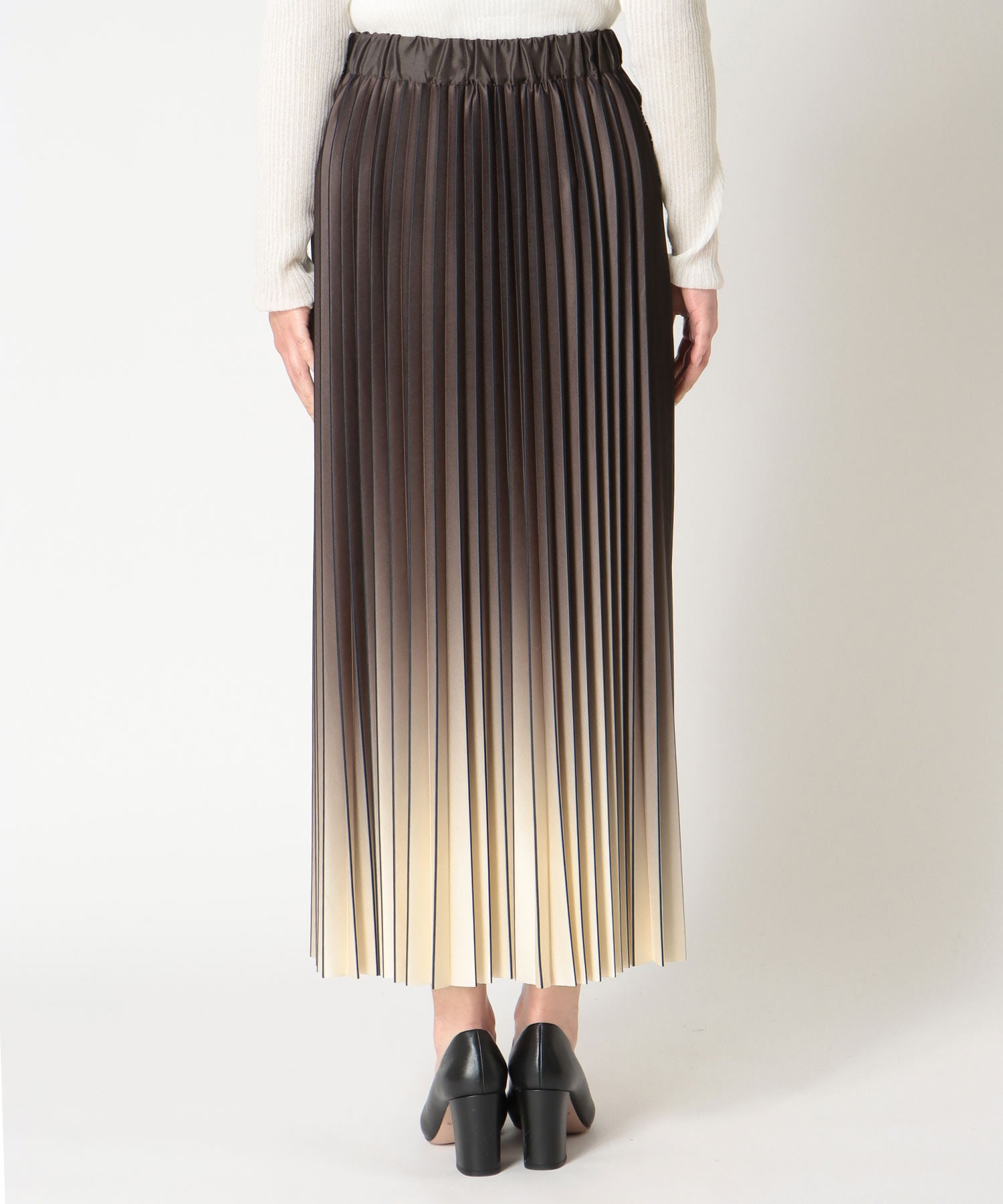 ニットプリーツスカート