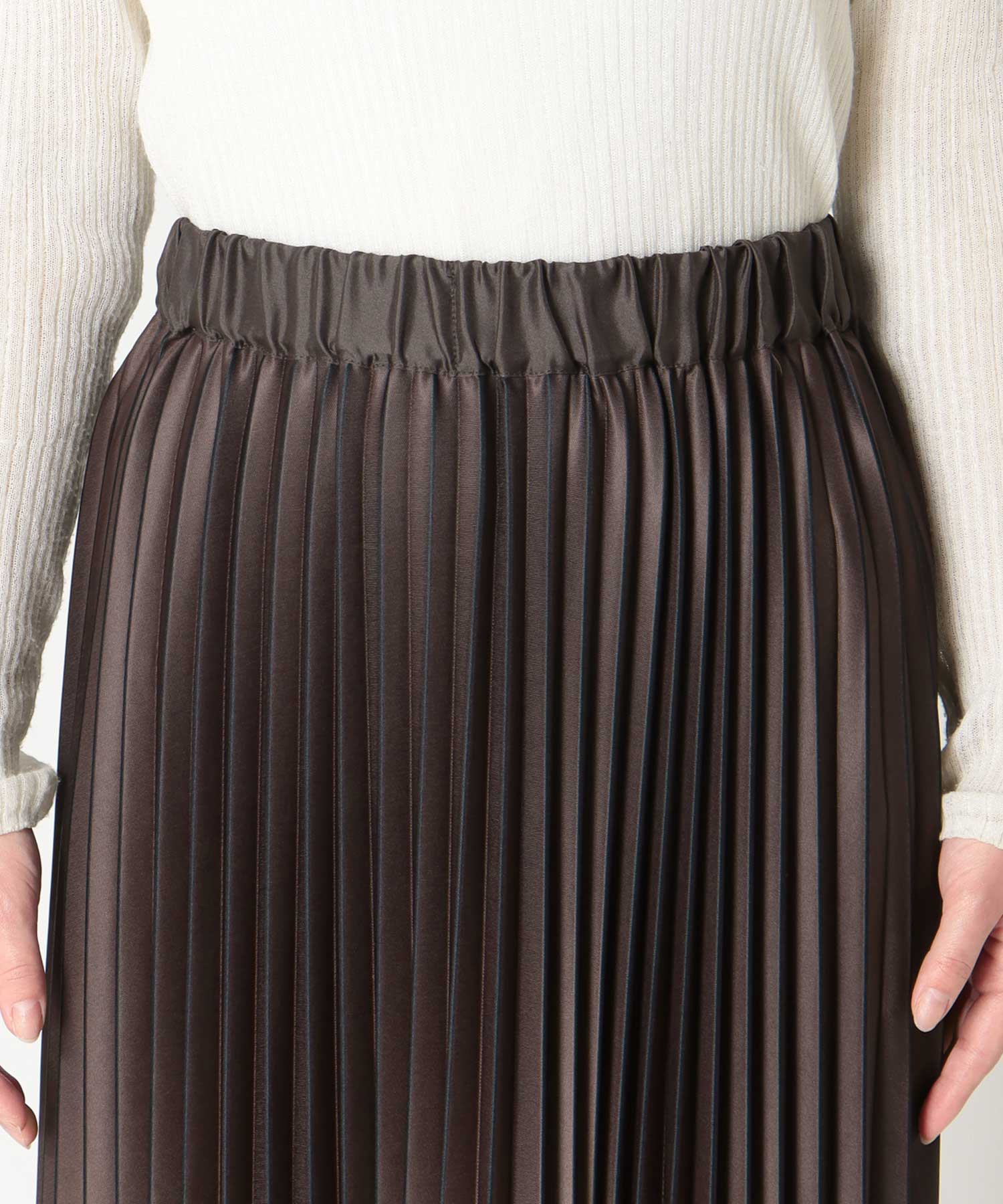 ニットプリーツスカート