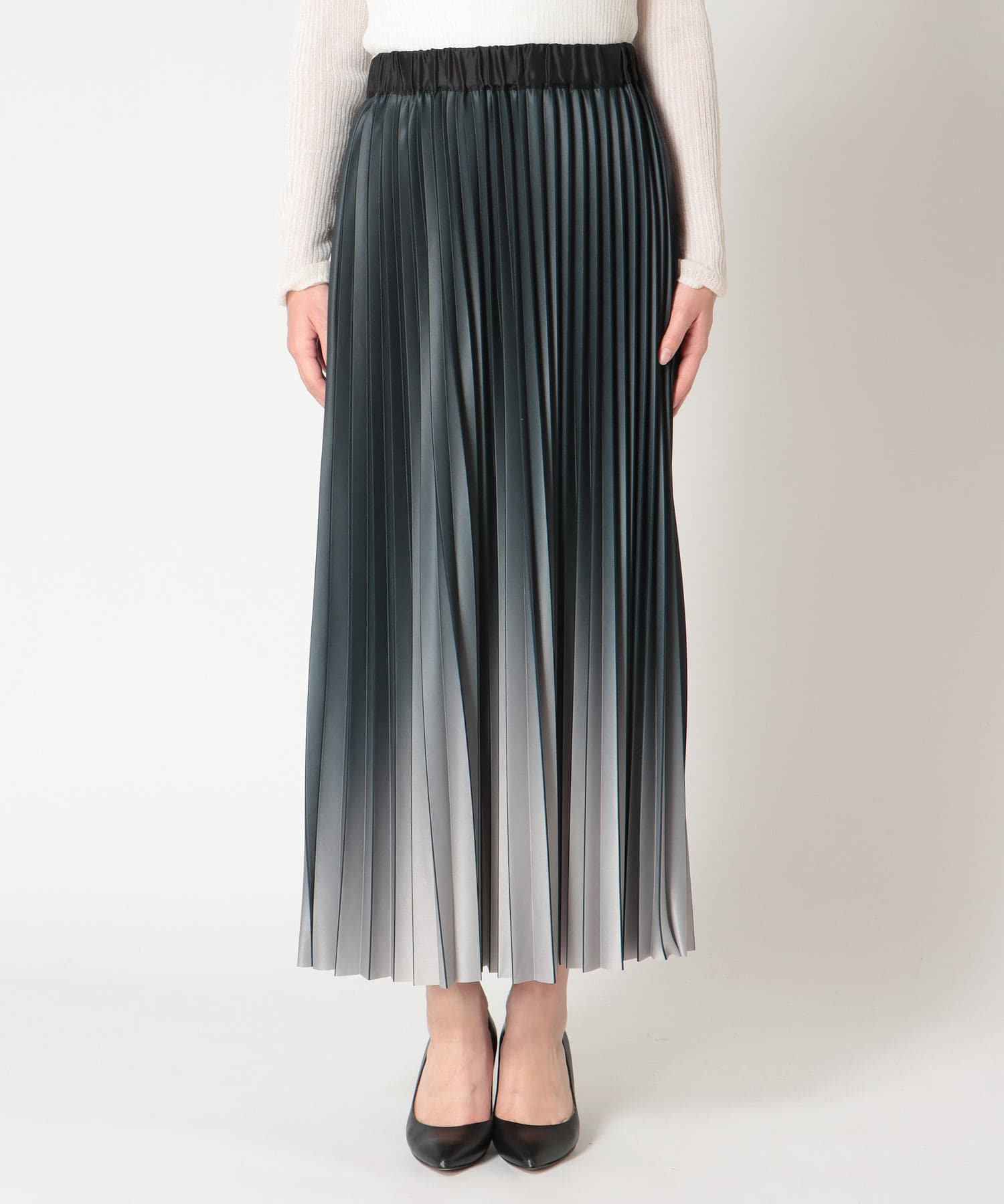 ニットプリーツスカート