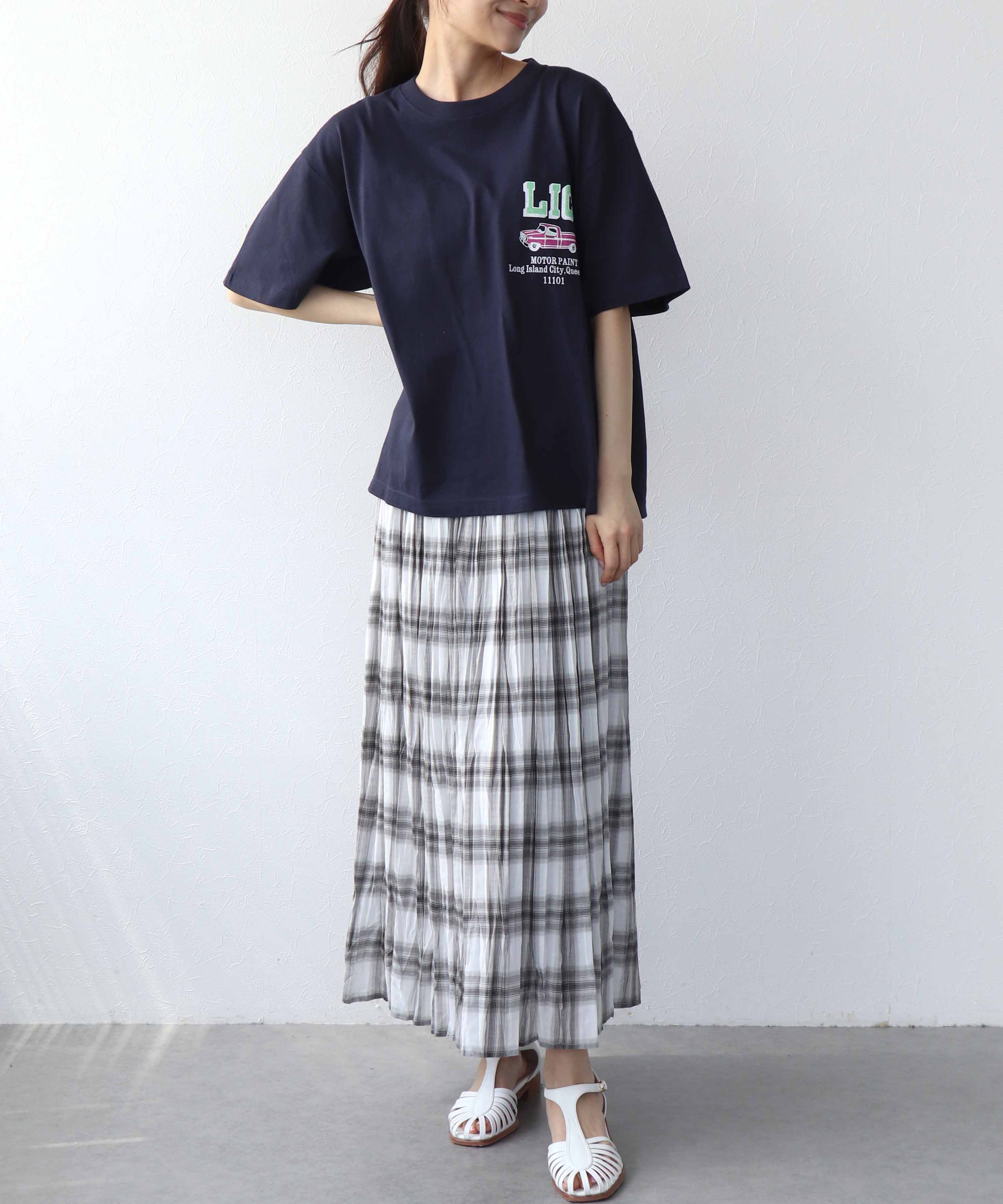 CARプリントTシャツ
