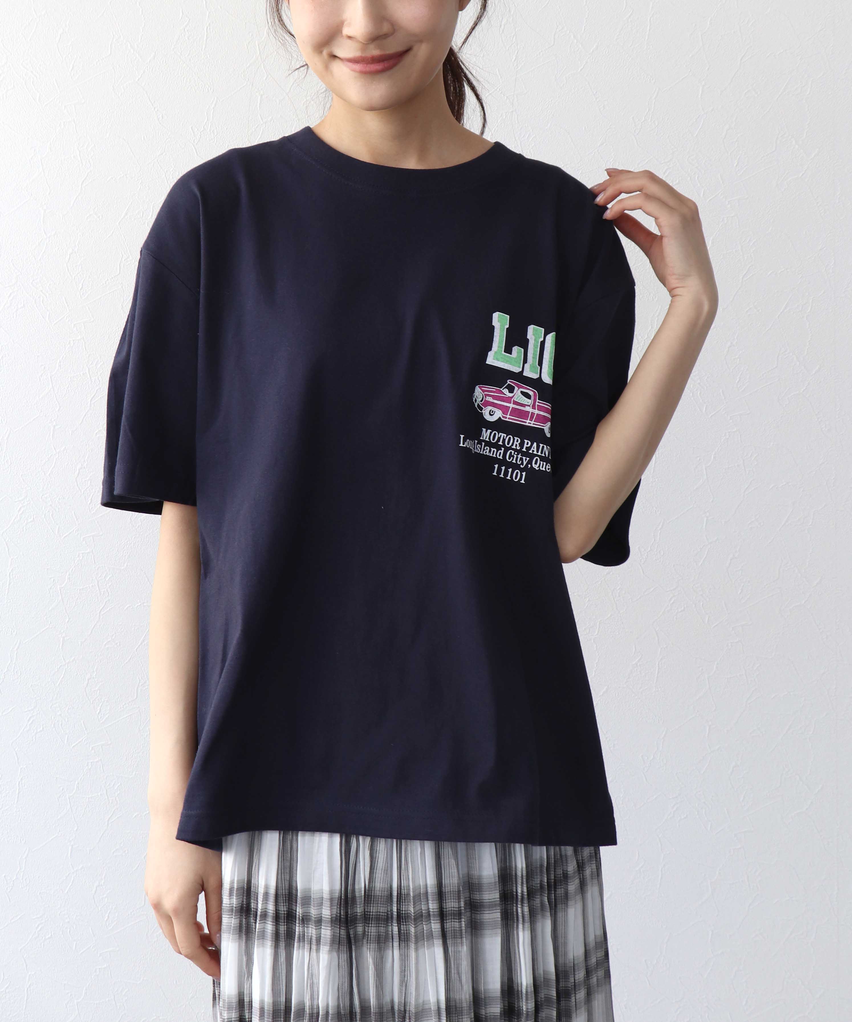 CARプリントTシャツ